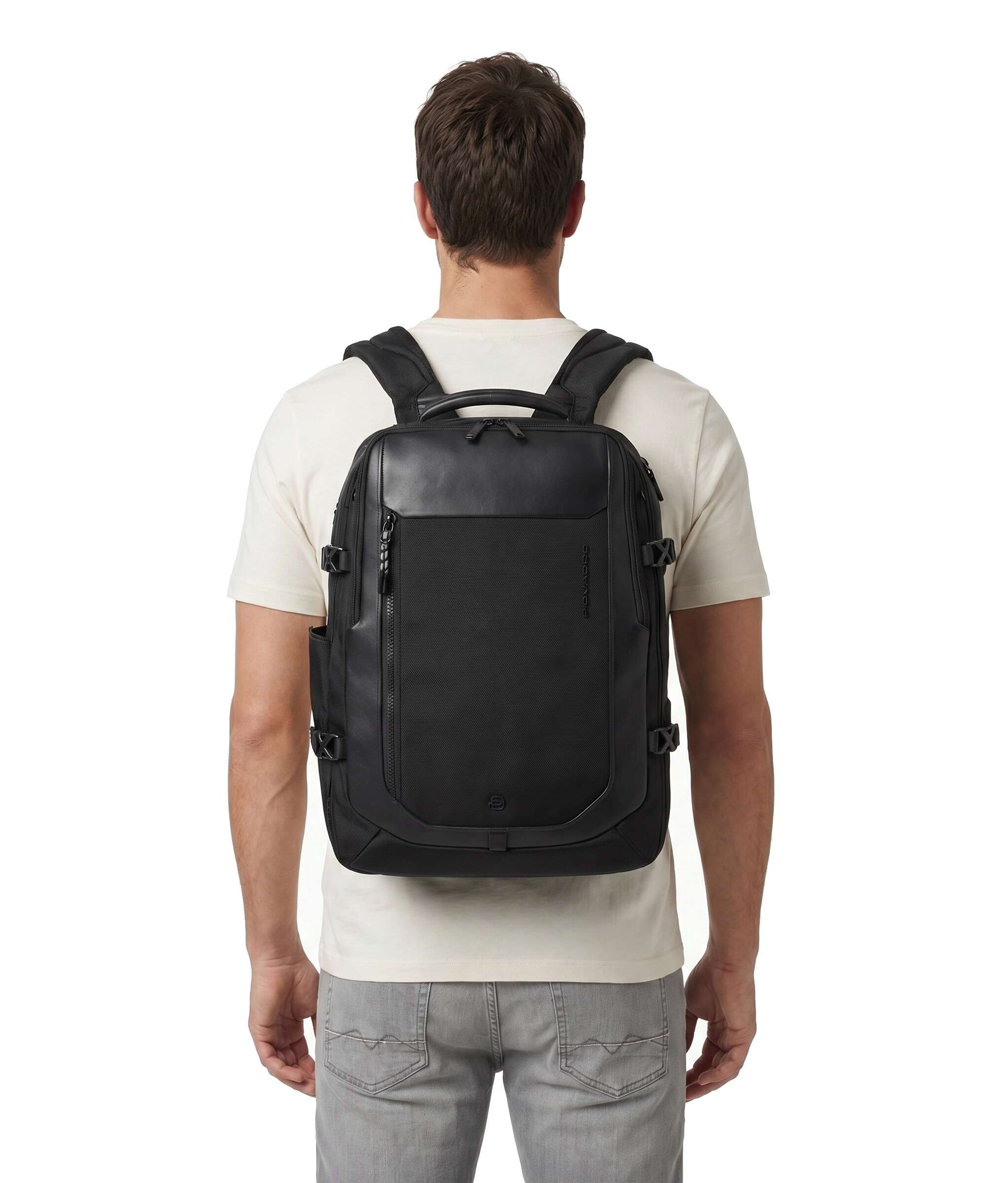 Piquadro Lyss Easyjet Travel backpack black - Image 3