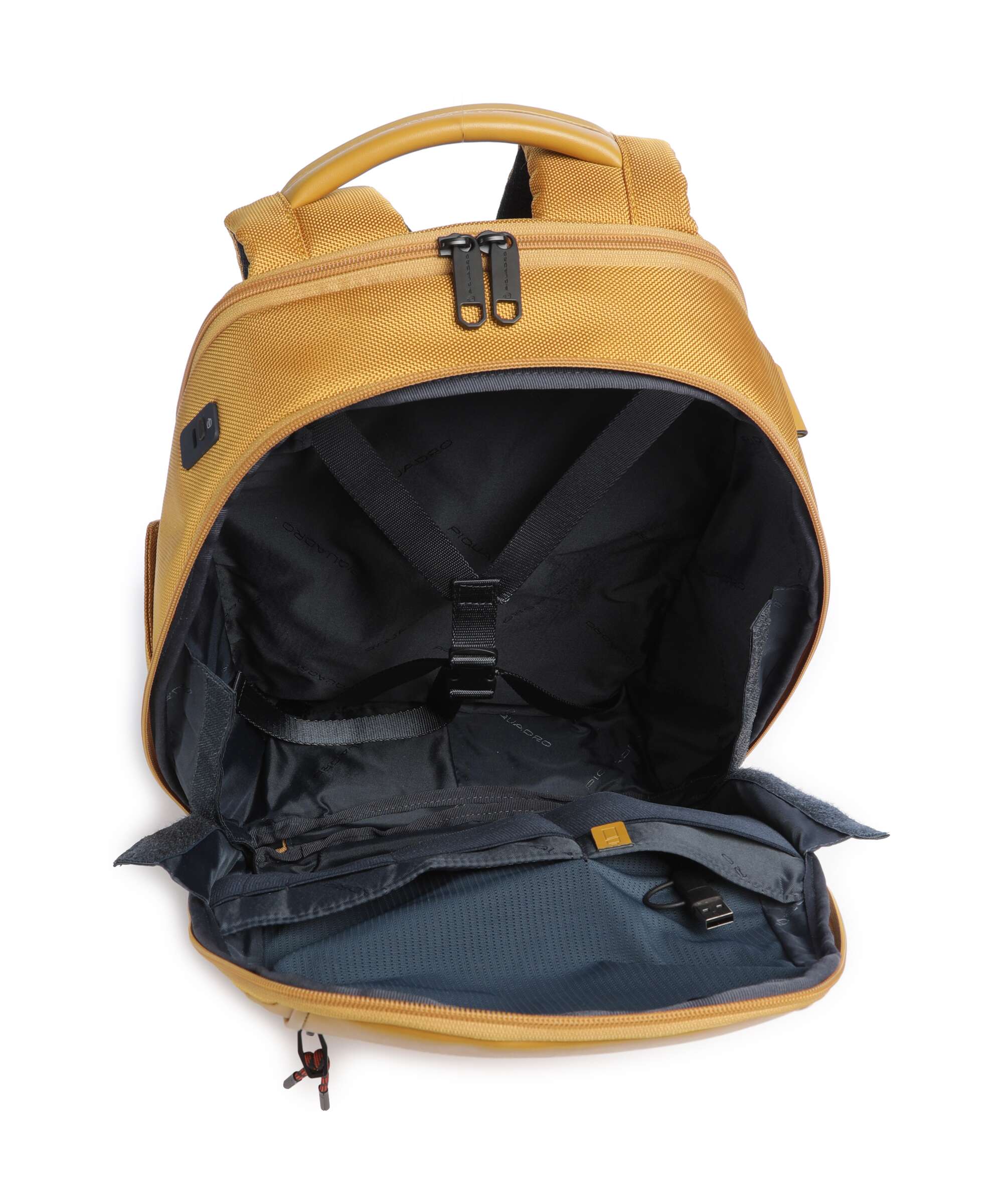 Piquadro Lyss Ryanair Travel backpack yellow - Image 8