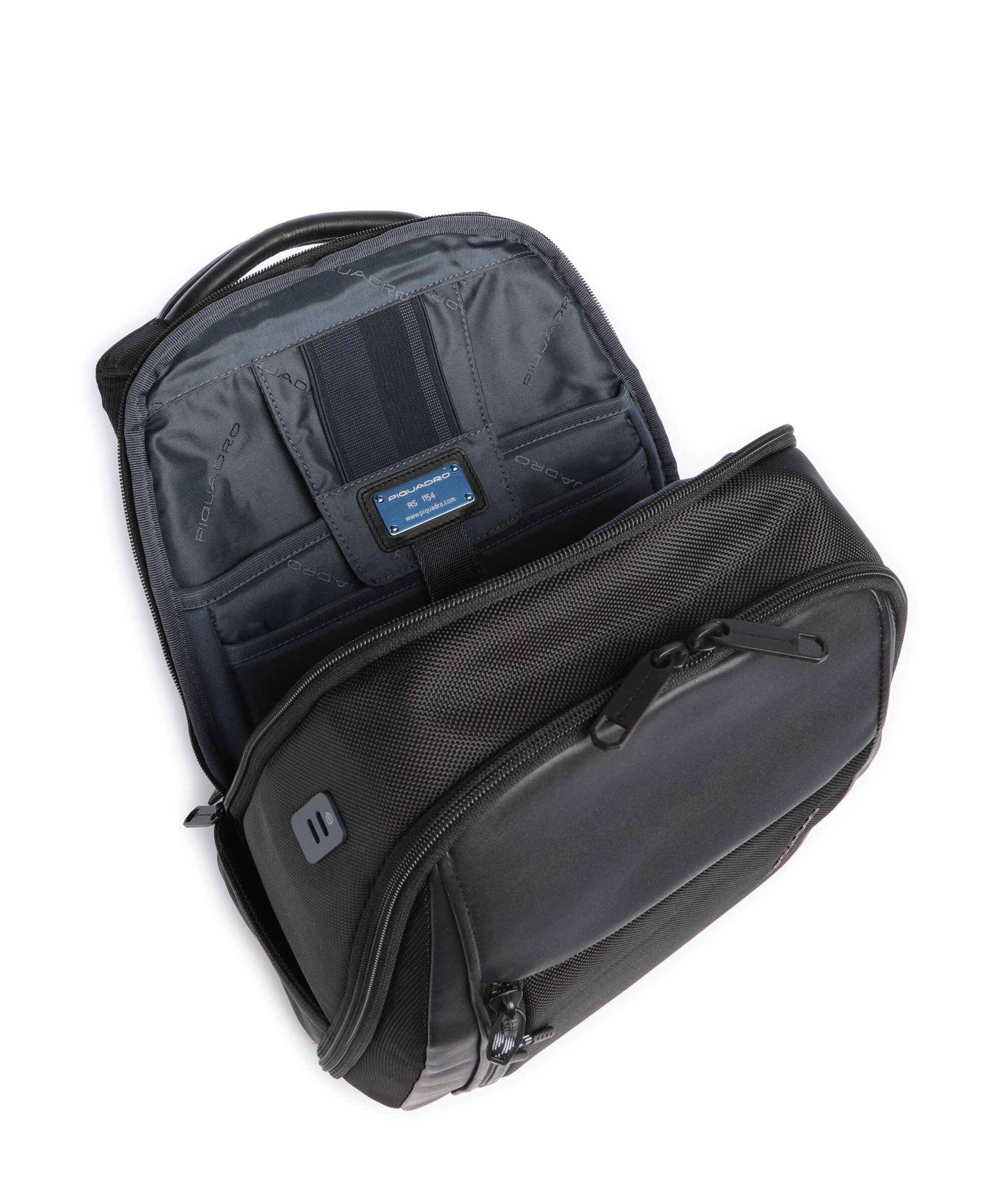 Piquadro Lyss Ryanair Travel backpack black - Image 6