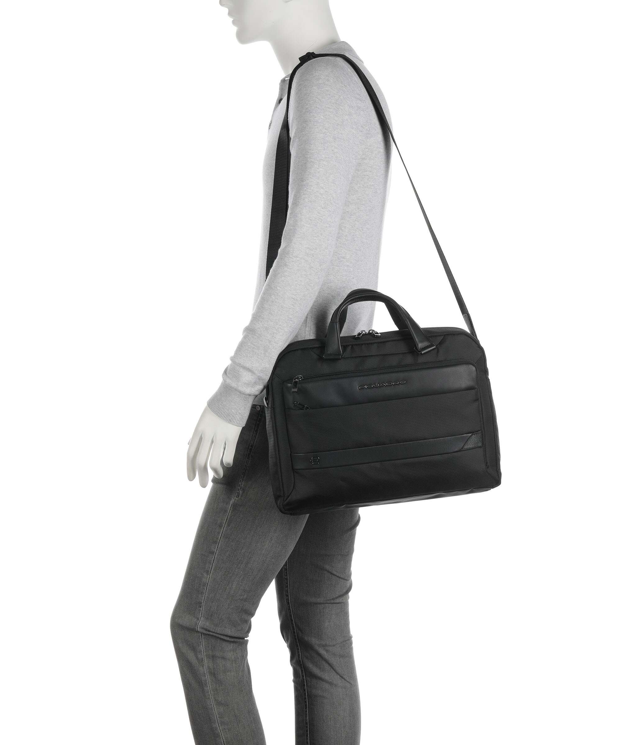 Piquadro Nevet Laptop bag nero - Image 4