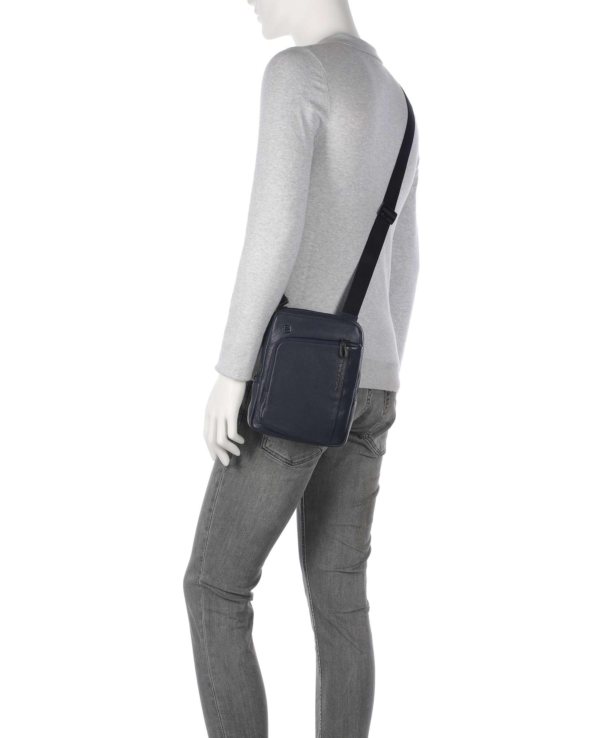 Piquadro S134 Crossbody bag blue - Image 3