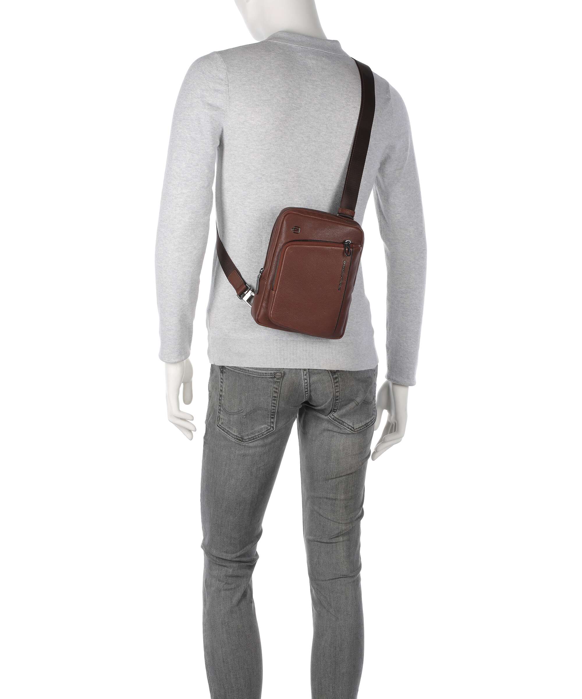 Piquadro S134 Crossbody bag brown - Image 4