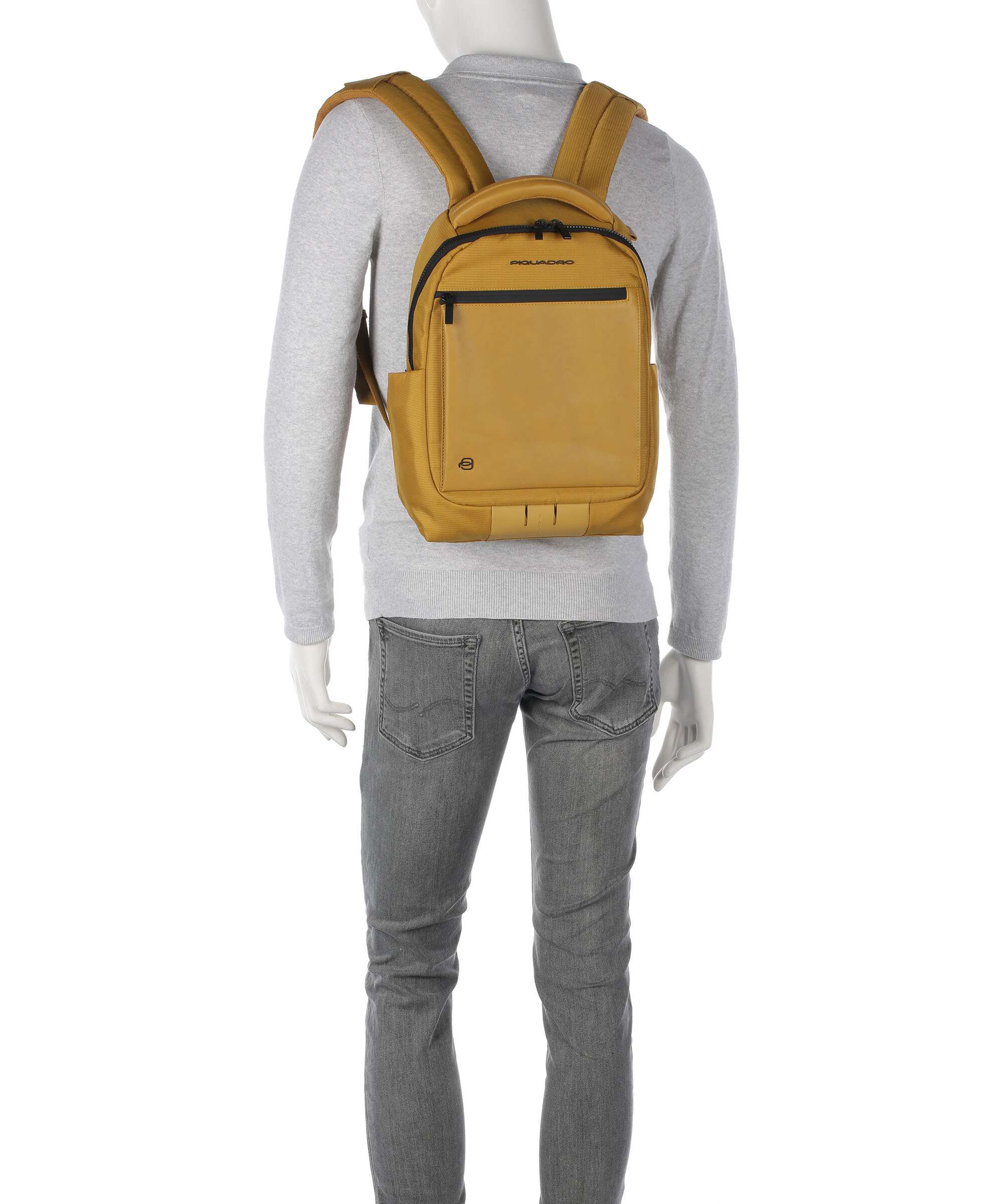 Piquadro S136 Backpack yellow - Image 3