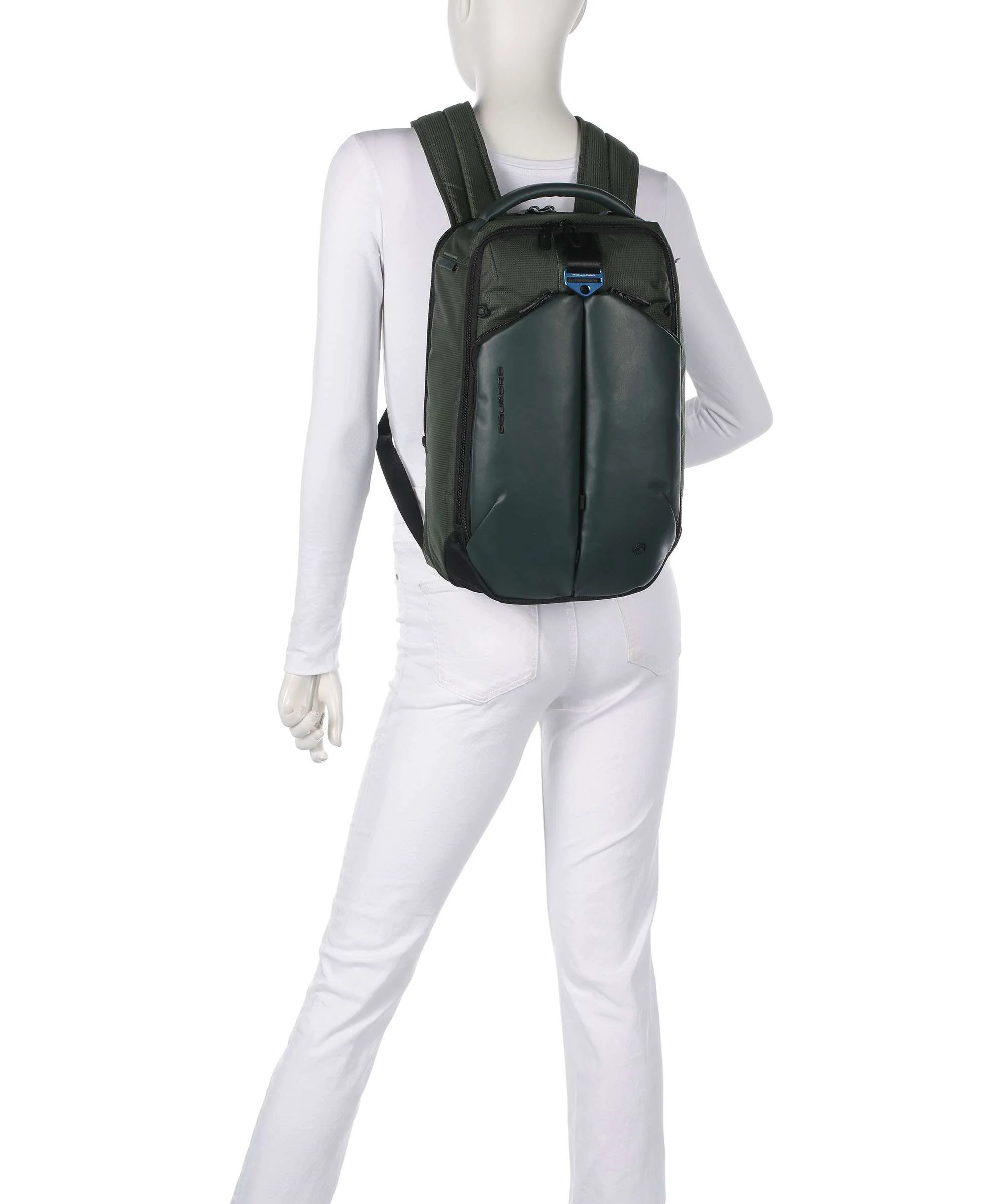 Piquadro S137 Backpack green - Image 3