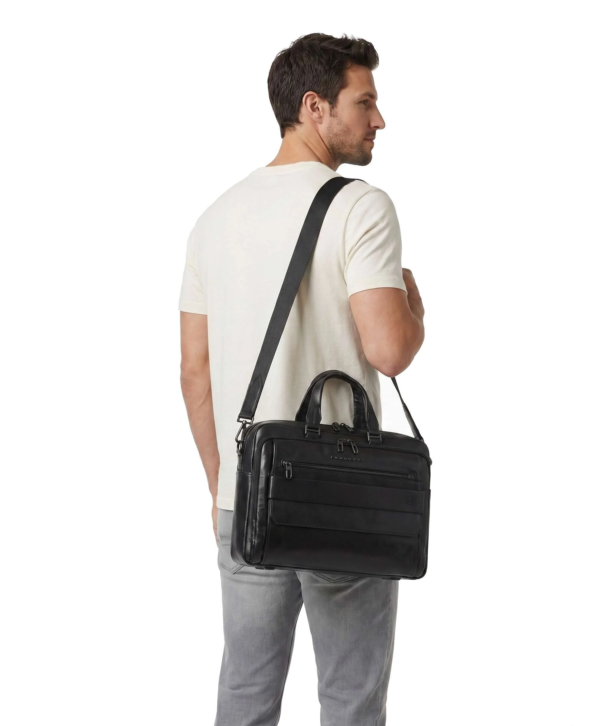 Piquadro Solm Briefcase black - Image 3