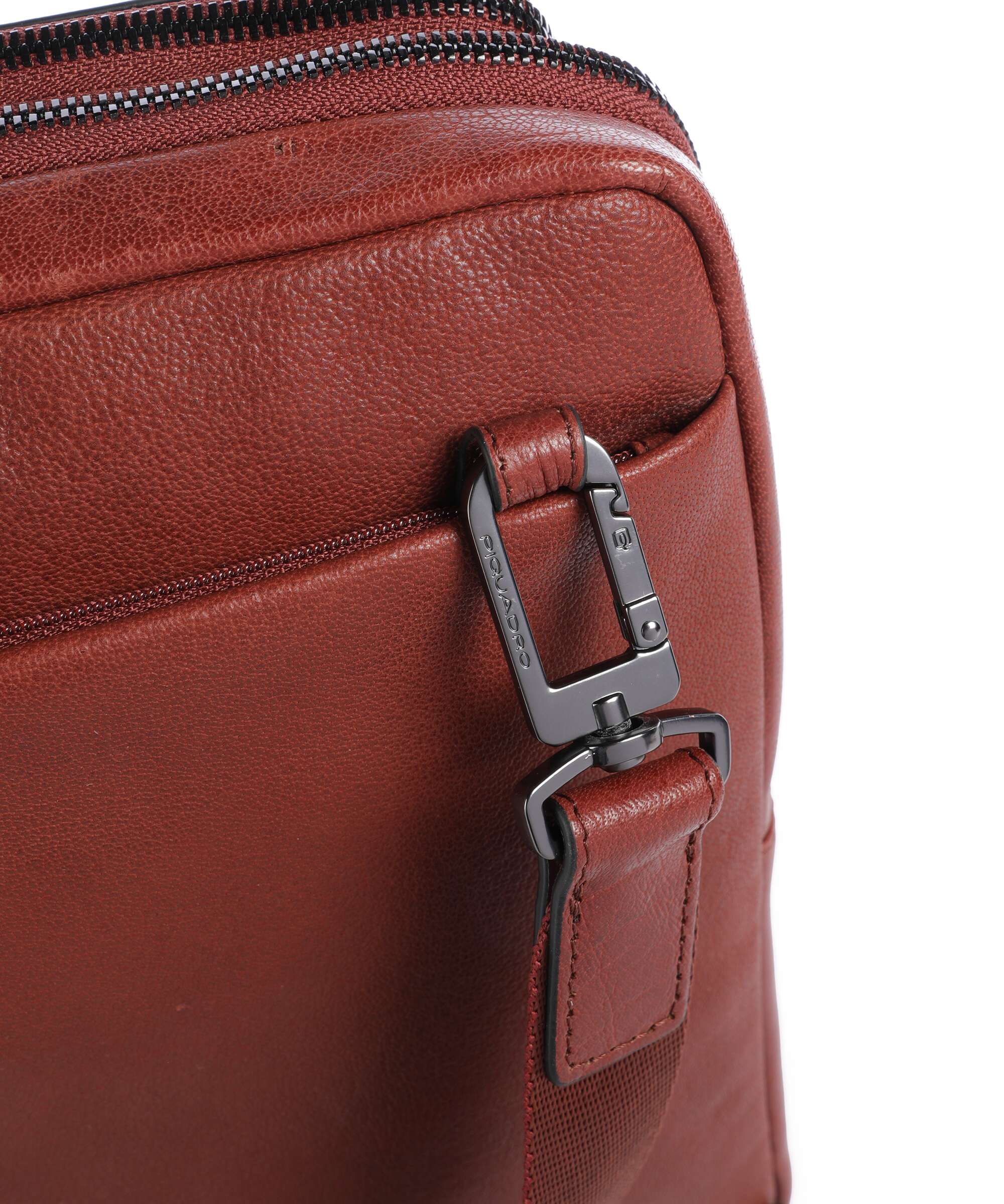 Piquadro Solm Crossbody bag cuoio - Image 4