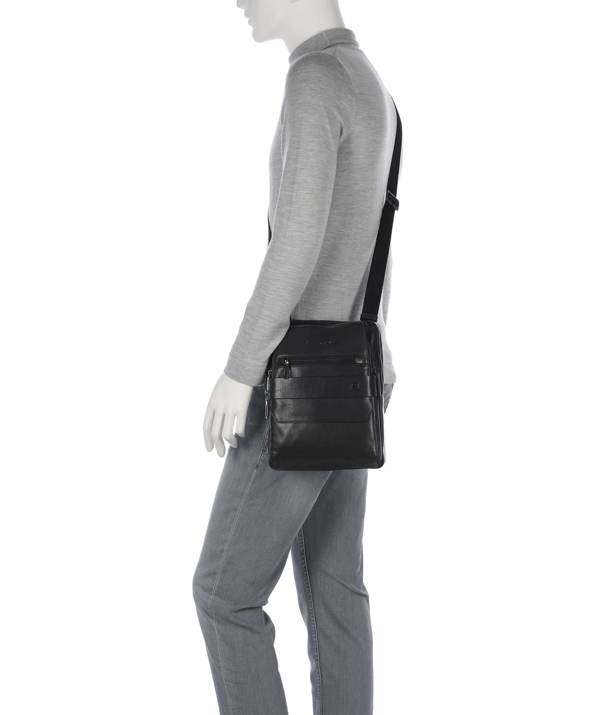 Piquadro Solm Crossbody bag black - Image 3