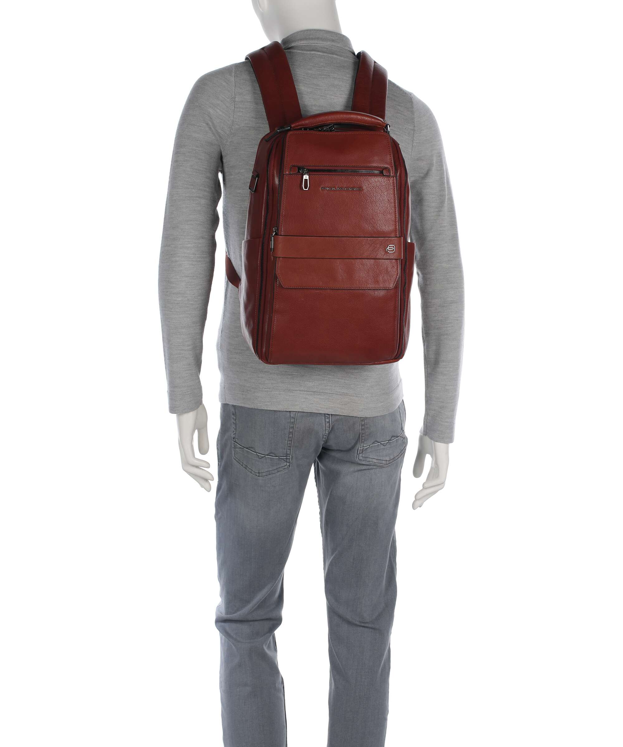 Piquadro Solm Laptop backpack cuoio - Image 3