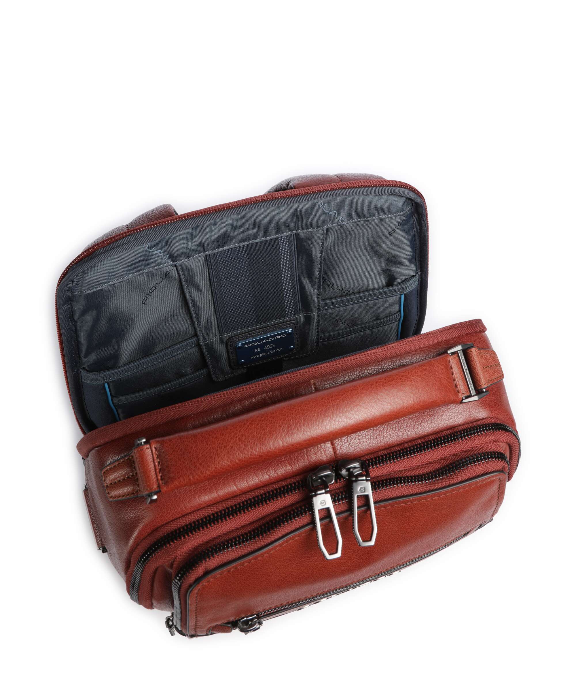 Piquadro Solm Laptop backpack cuoio - Image 4