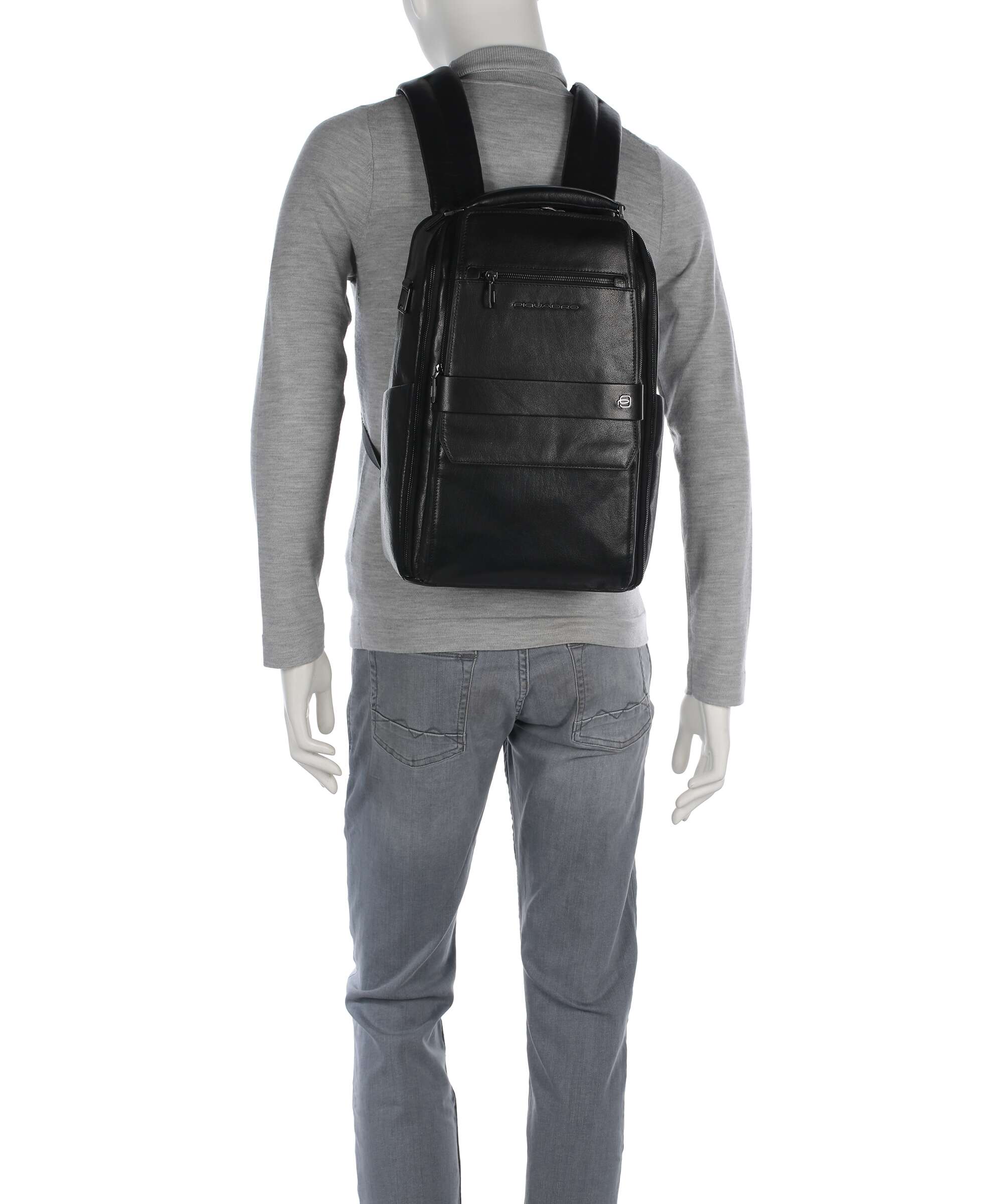 Piquadro Solm Laptop backpack black - Image 3