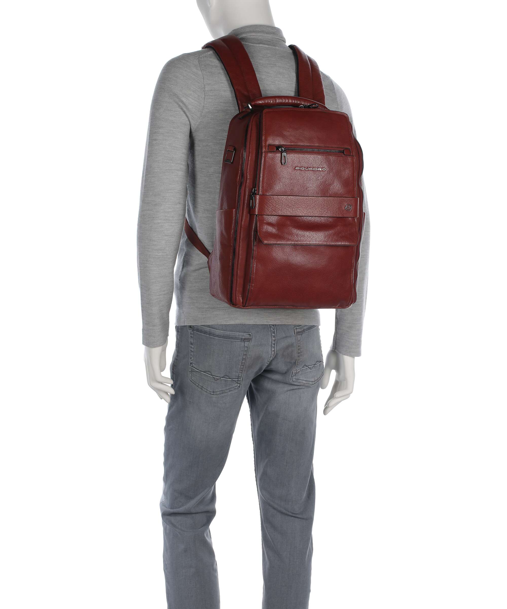 Piquadro Solm Laptop backpack cuoio - Image 3
