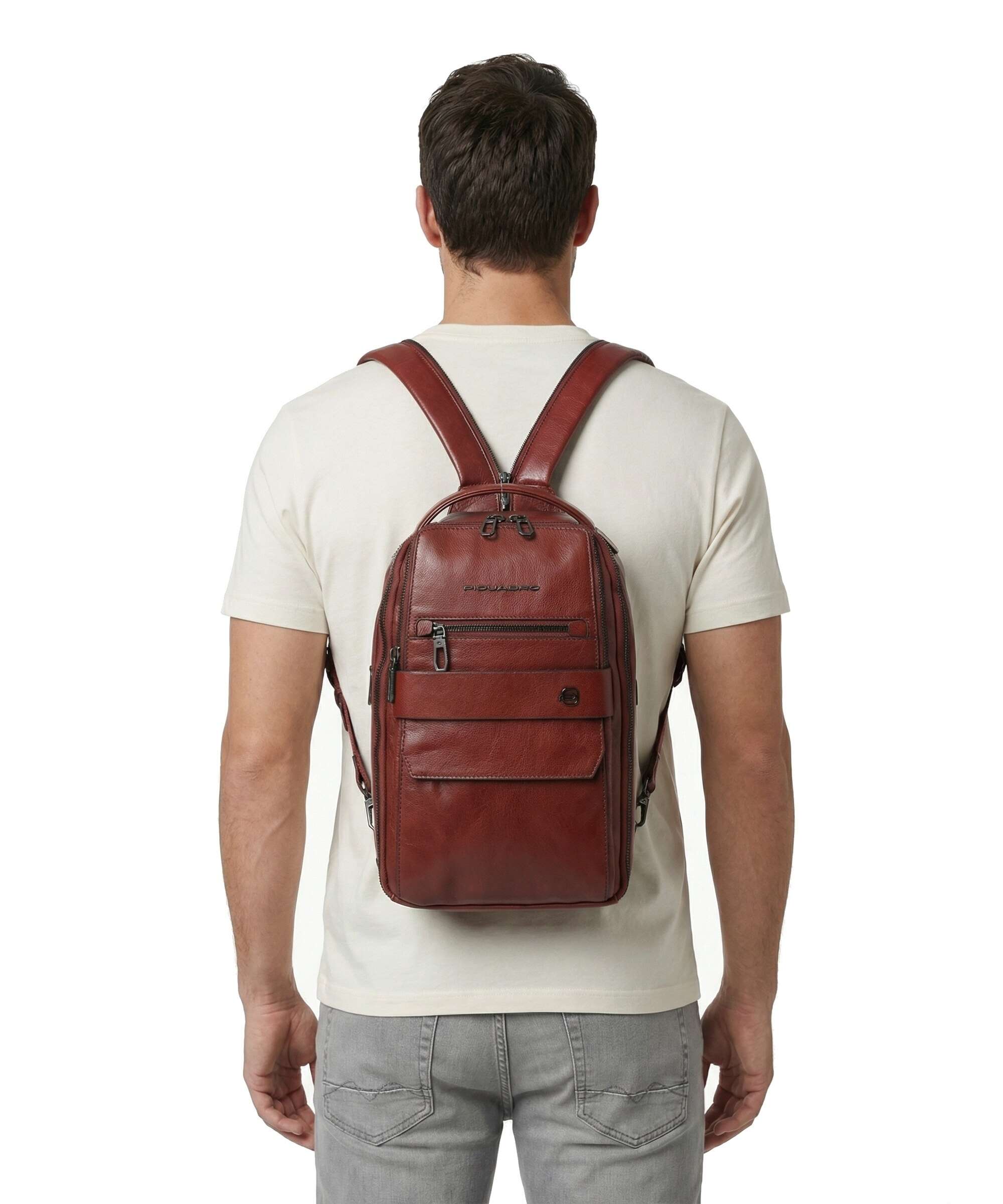 Piquadro Solm Sling bag cuoio - Image 3