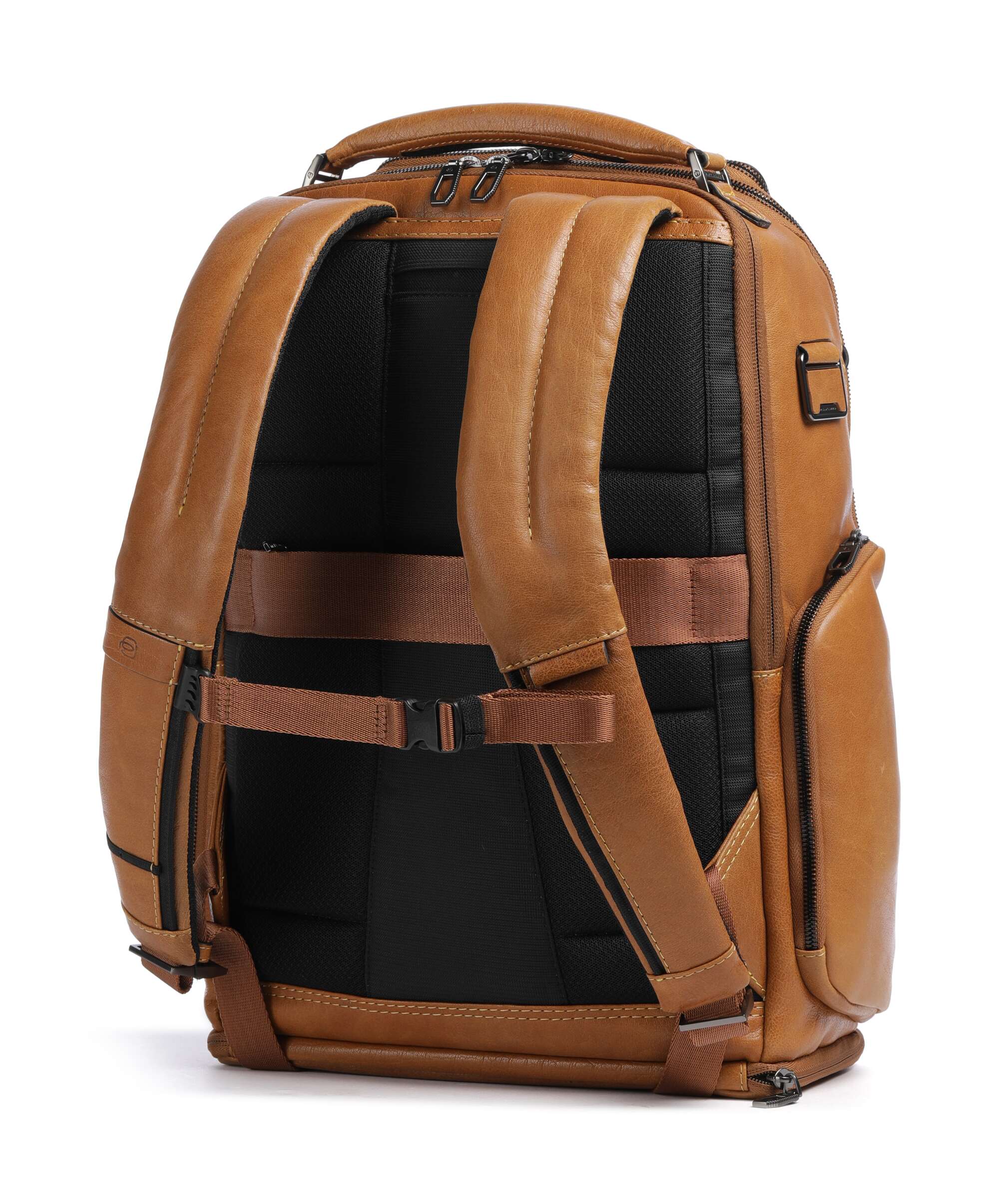 Piquadro Solm Travel backpack beige - Image 2