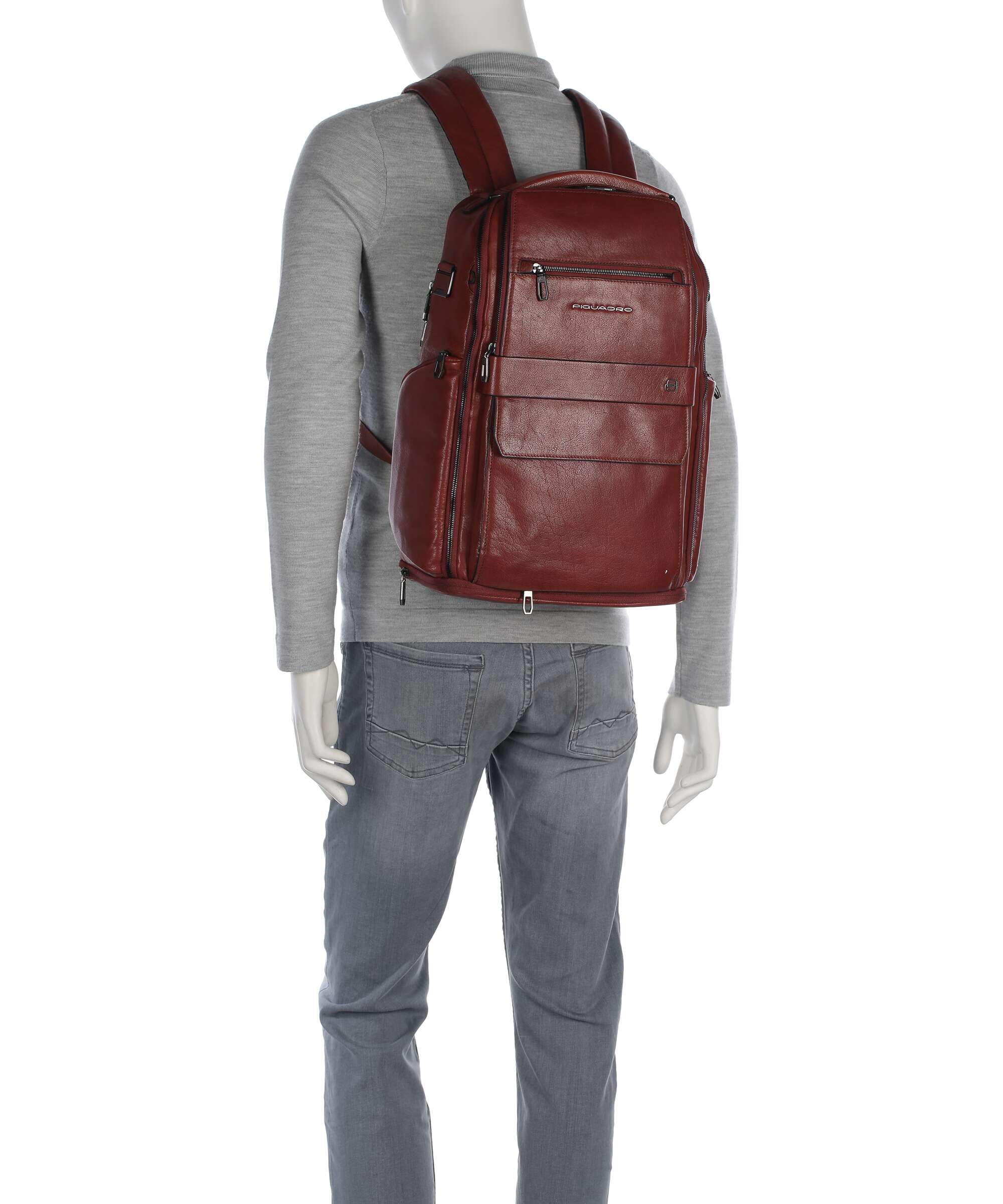Piquadro Solm Travel backpack cuoio - Image 3