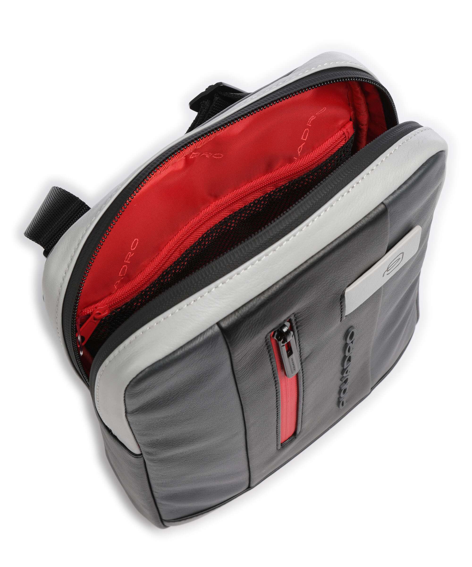 Piquadro Urban Crossbody bag grey/black - Image 5