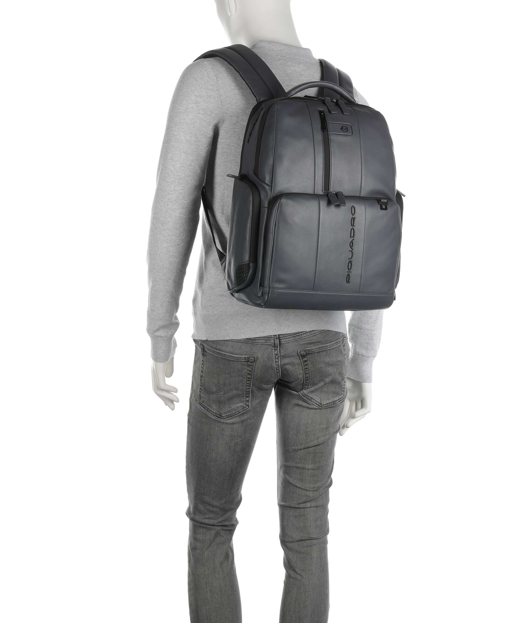 Piquadro Urban LED Laptop backpack grigio - Image 3