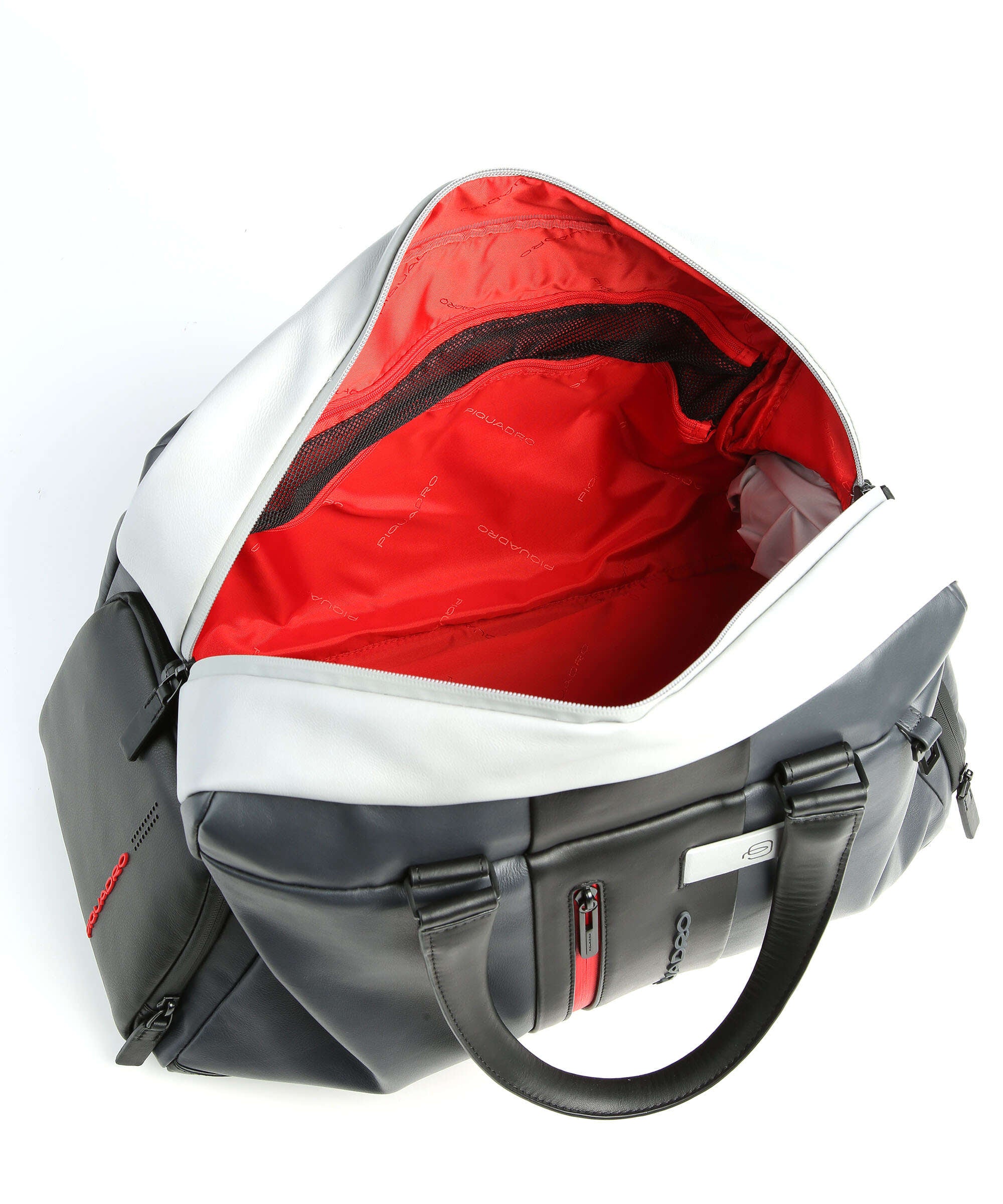Piquadro Urban Weekend bag grey/black - Image 4