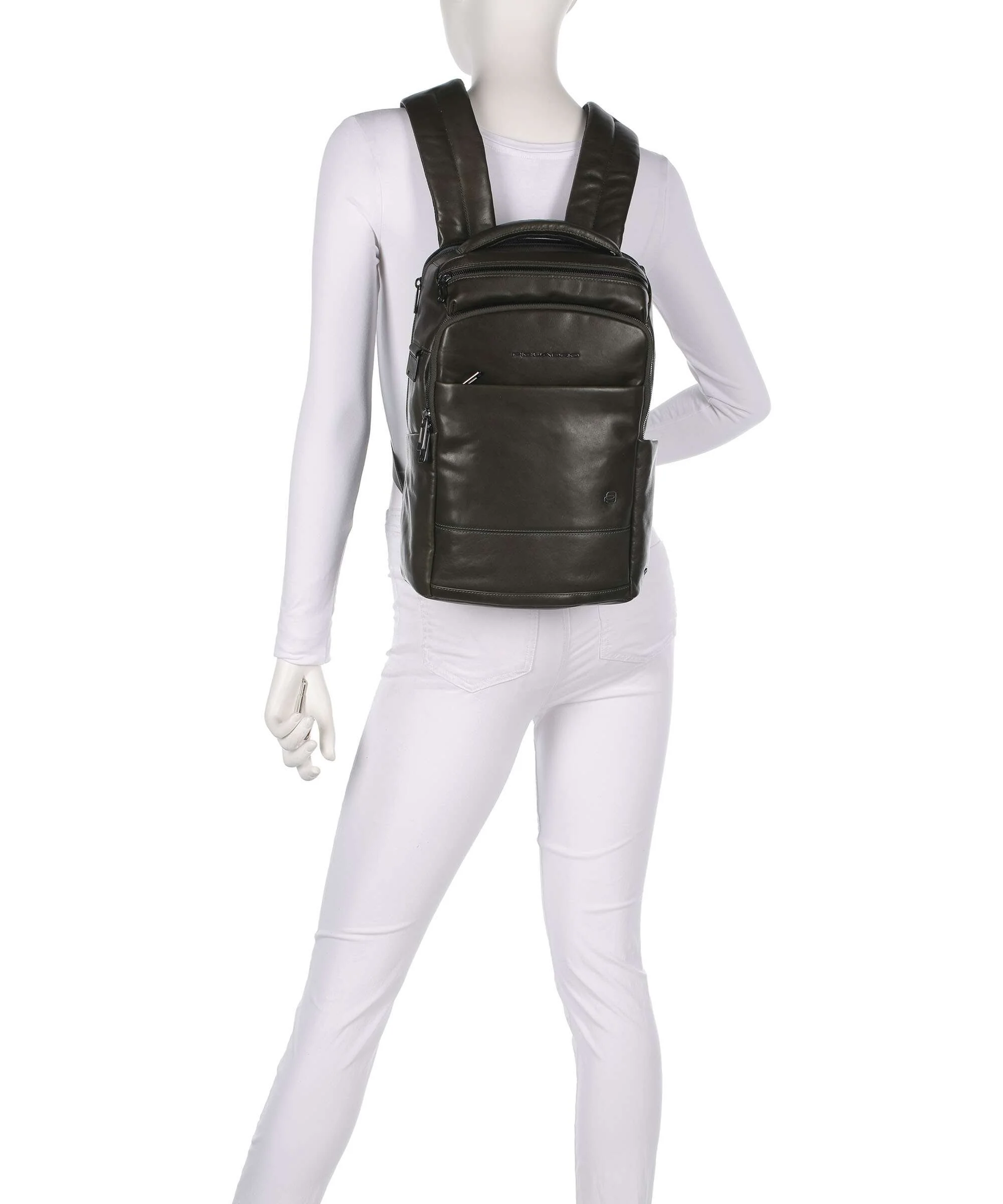 Piquadro W136 Backpack verde - Image 3