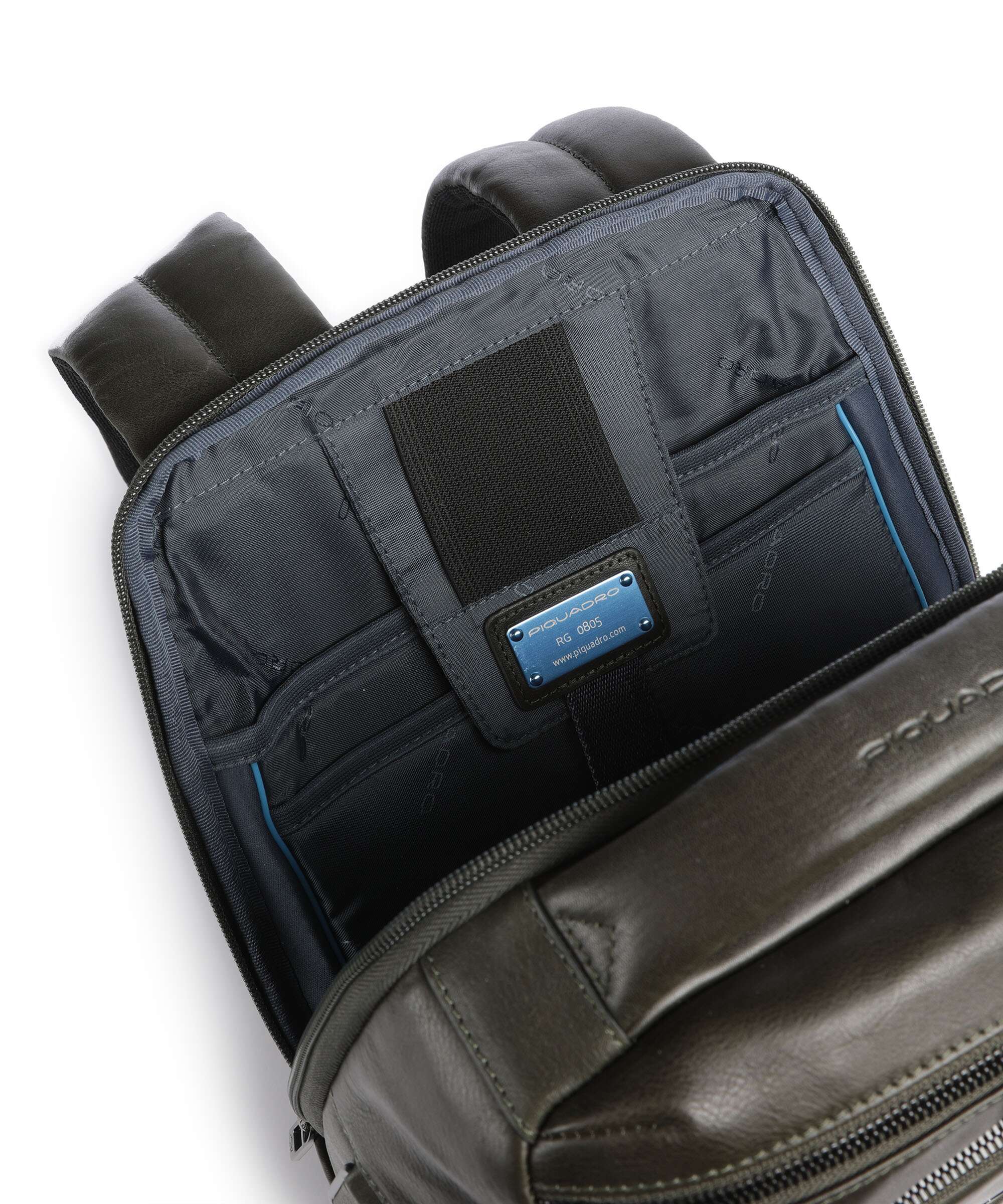 Piquadro W136 Backpack verde - Image 6