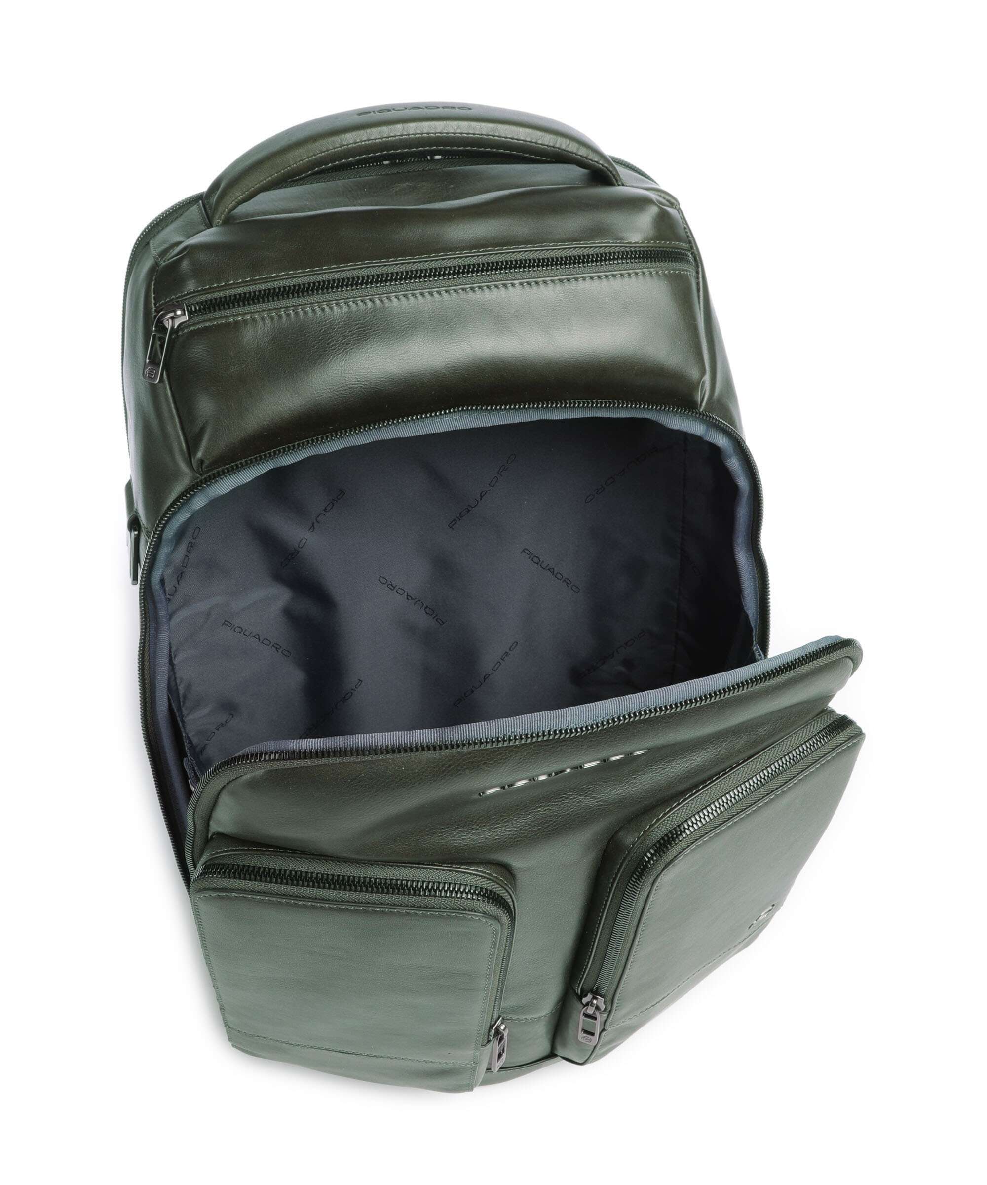 Piquadro W136 Backpack verde - Image 6