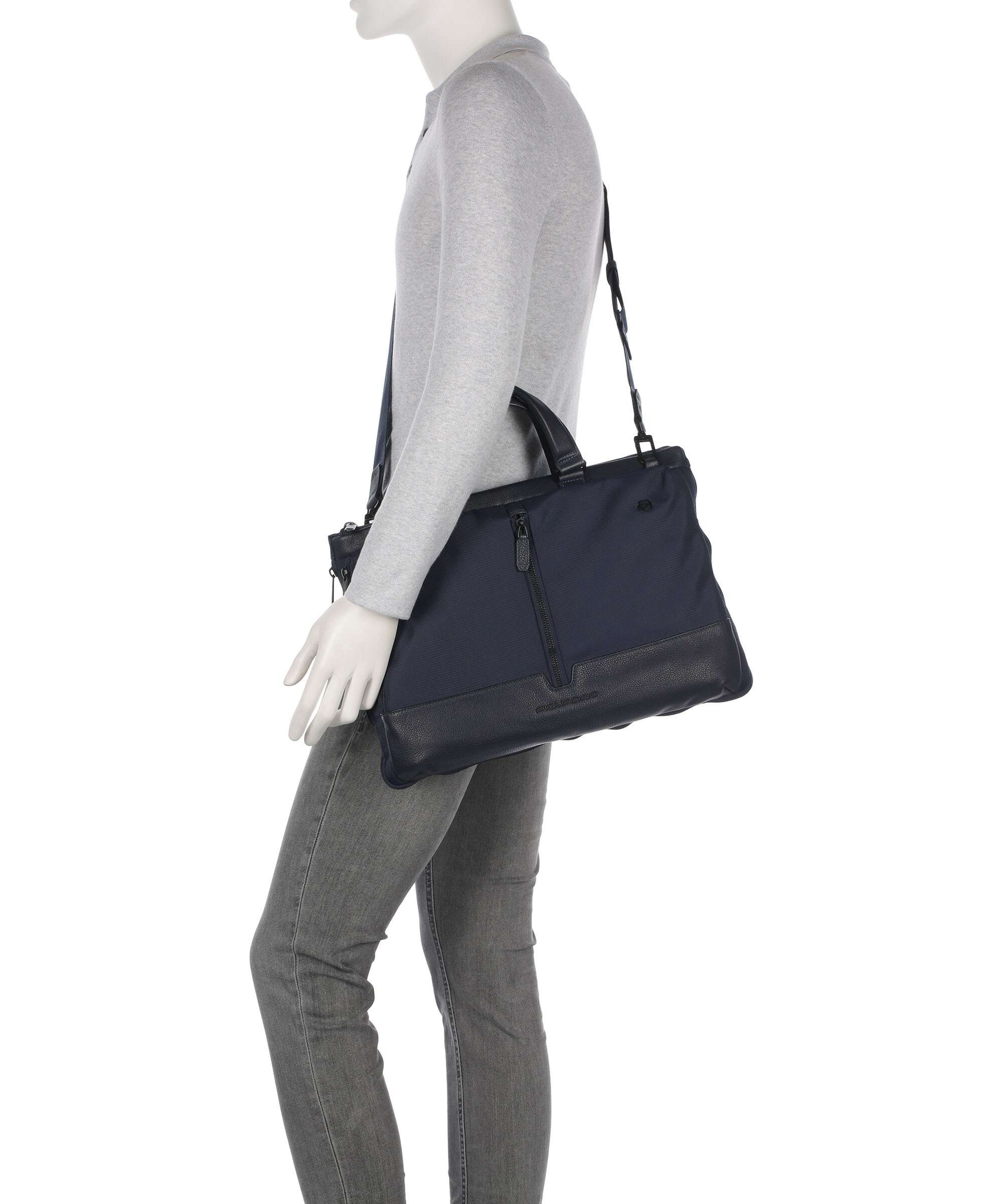 Piquadro W138 Briefcase blu - Image 4