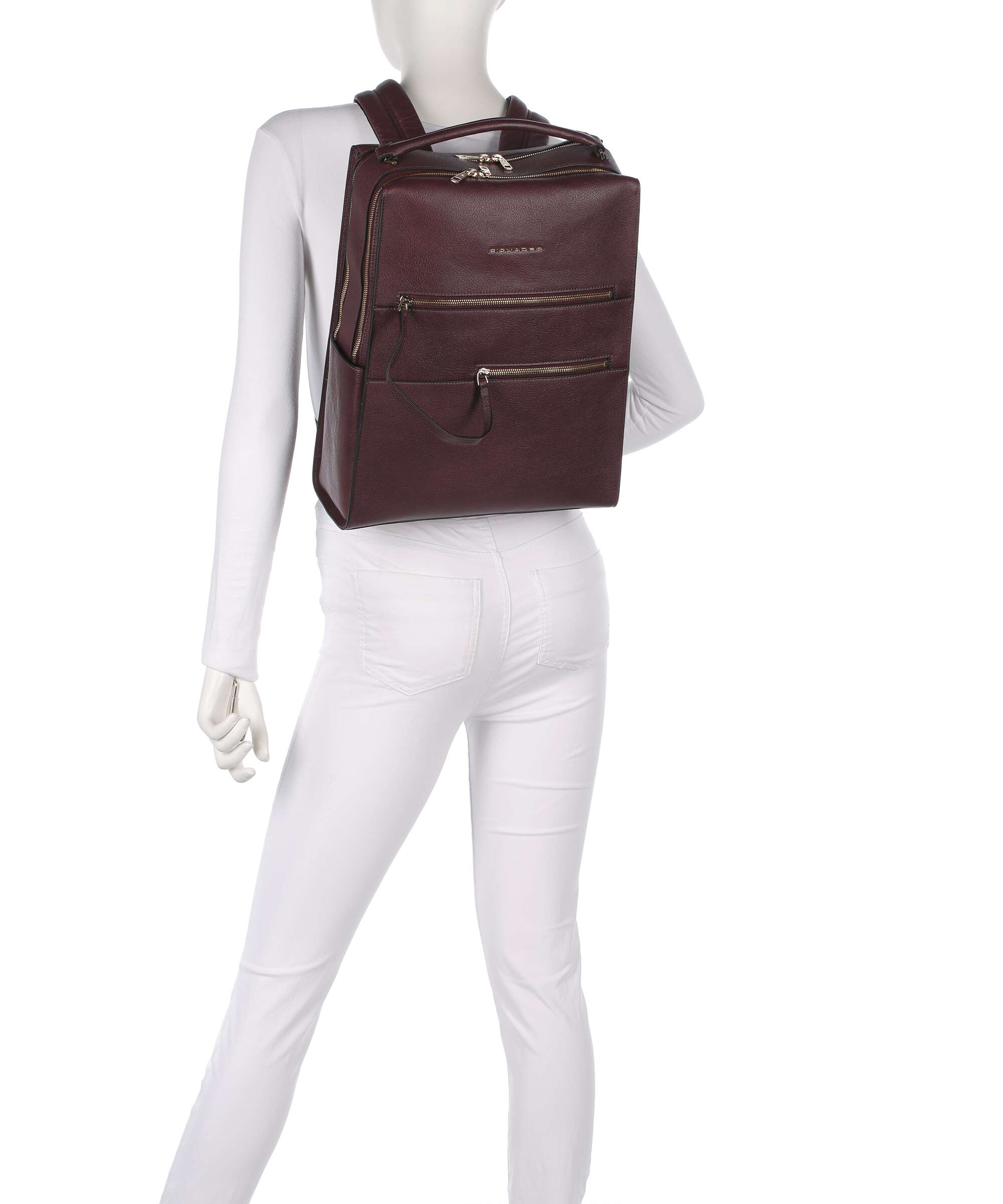 Piquadro W140 Backpack borgogna - Image 3