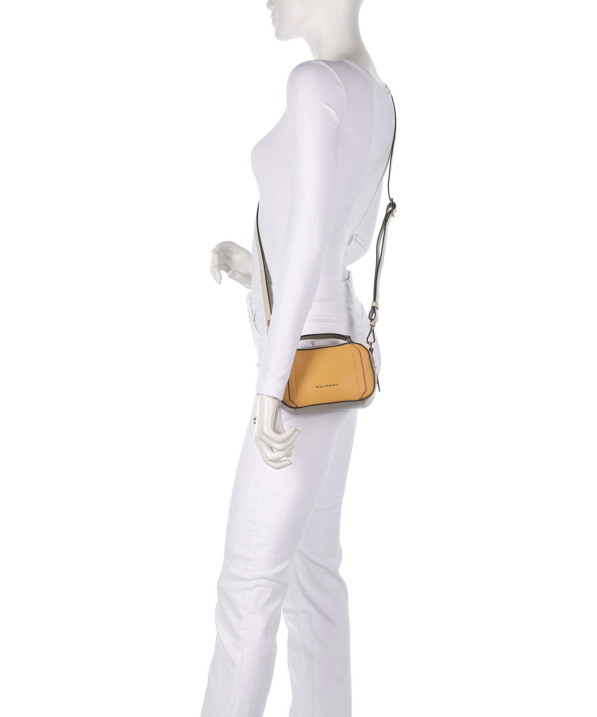 Piquadro W92 Crossbody bag yellow/beige - Image 3