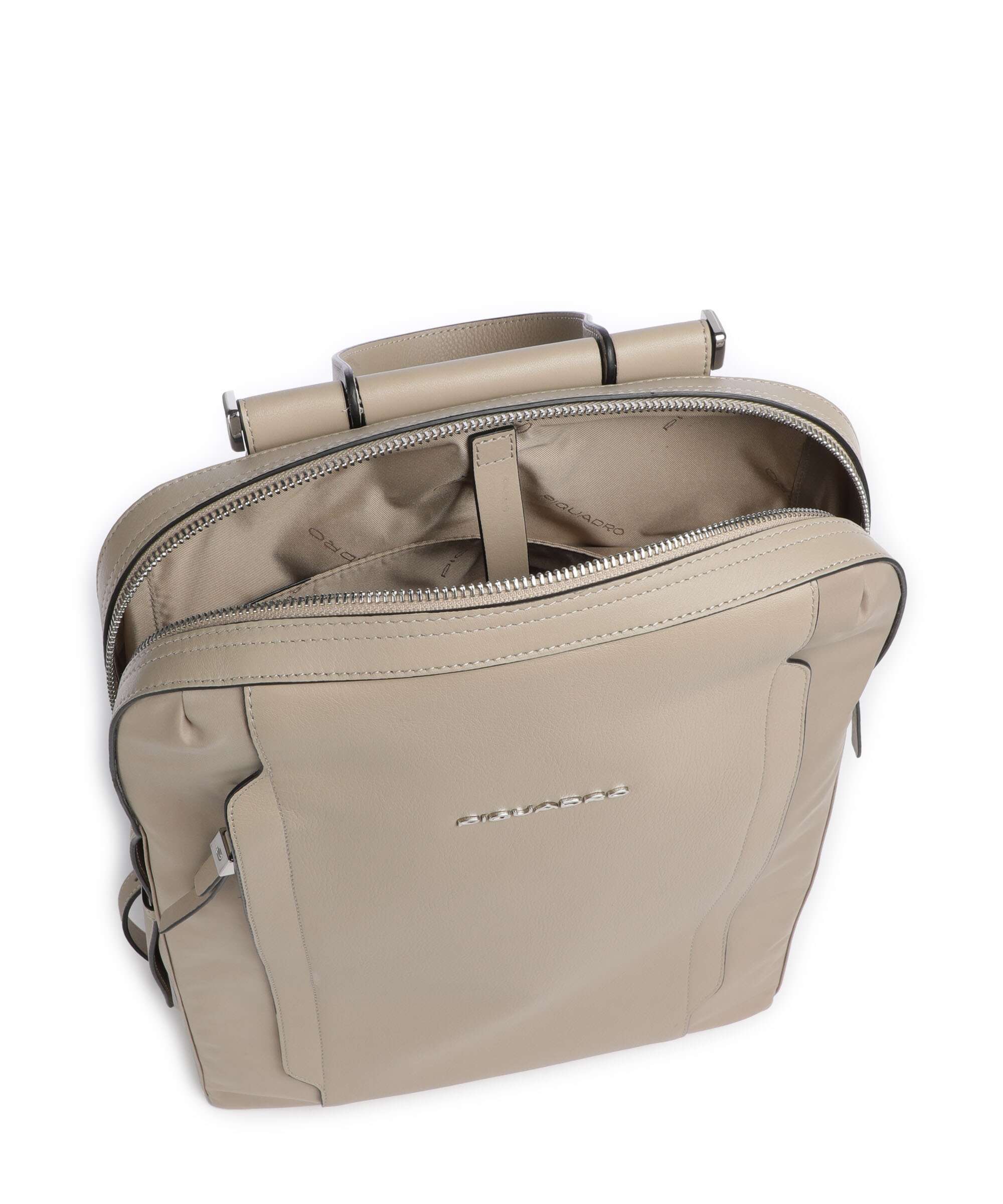 Piquadro W92T Backpack beige - Image 6