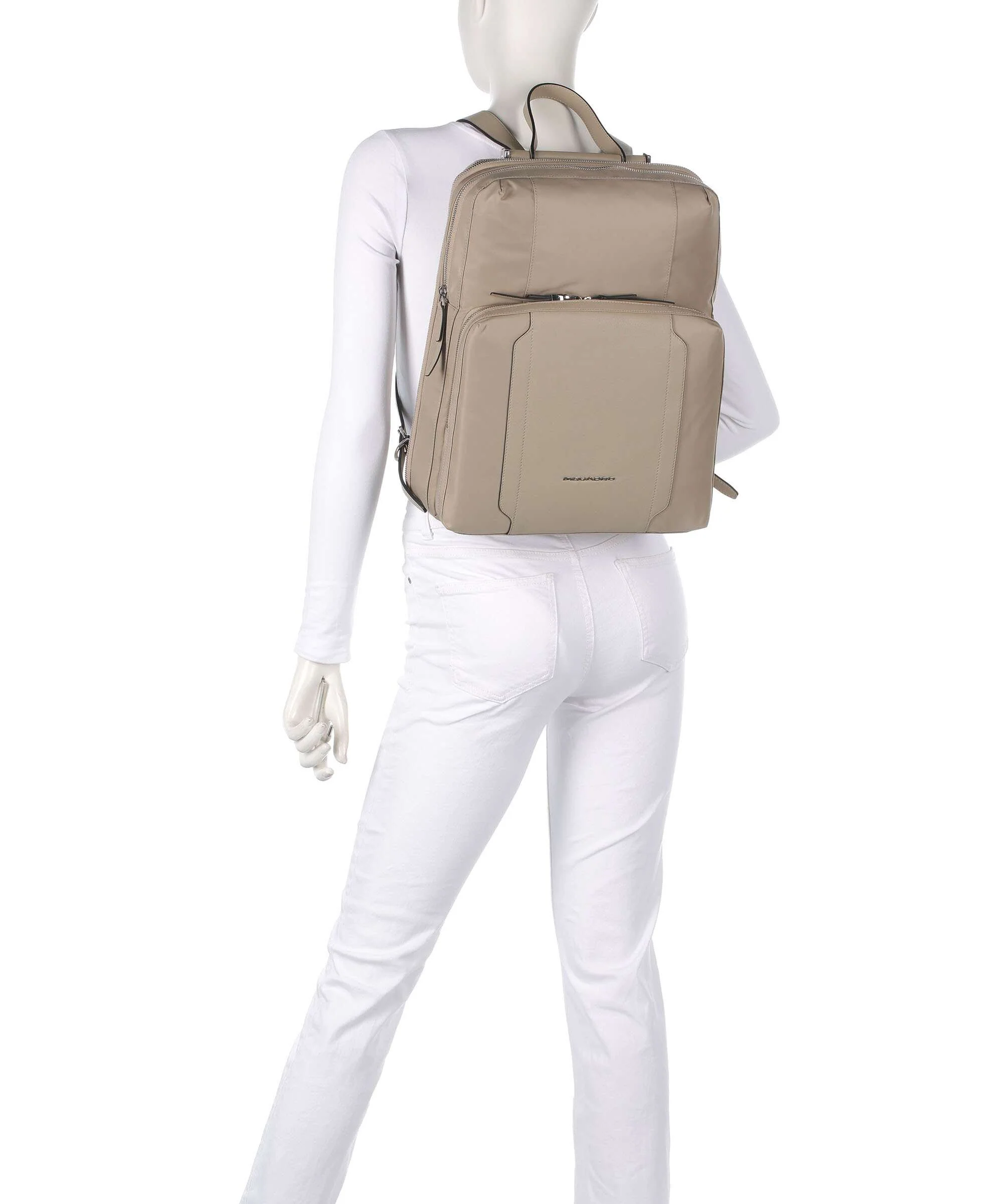 Piquadro W92T Backpack beige - Image 3