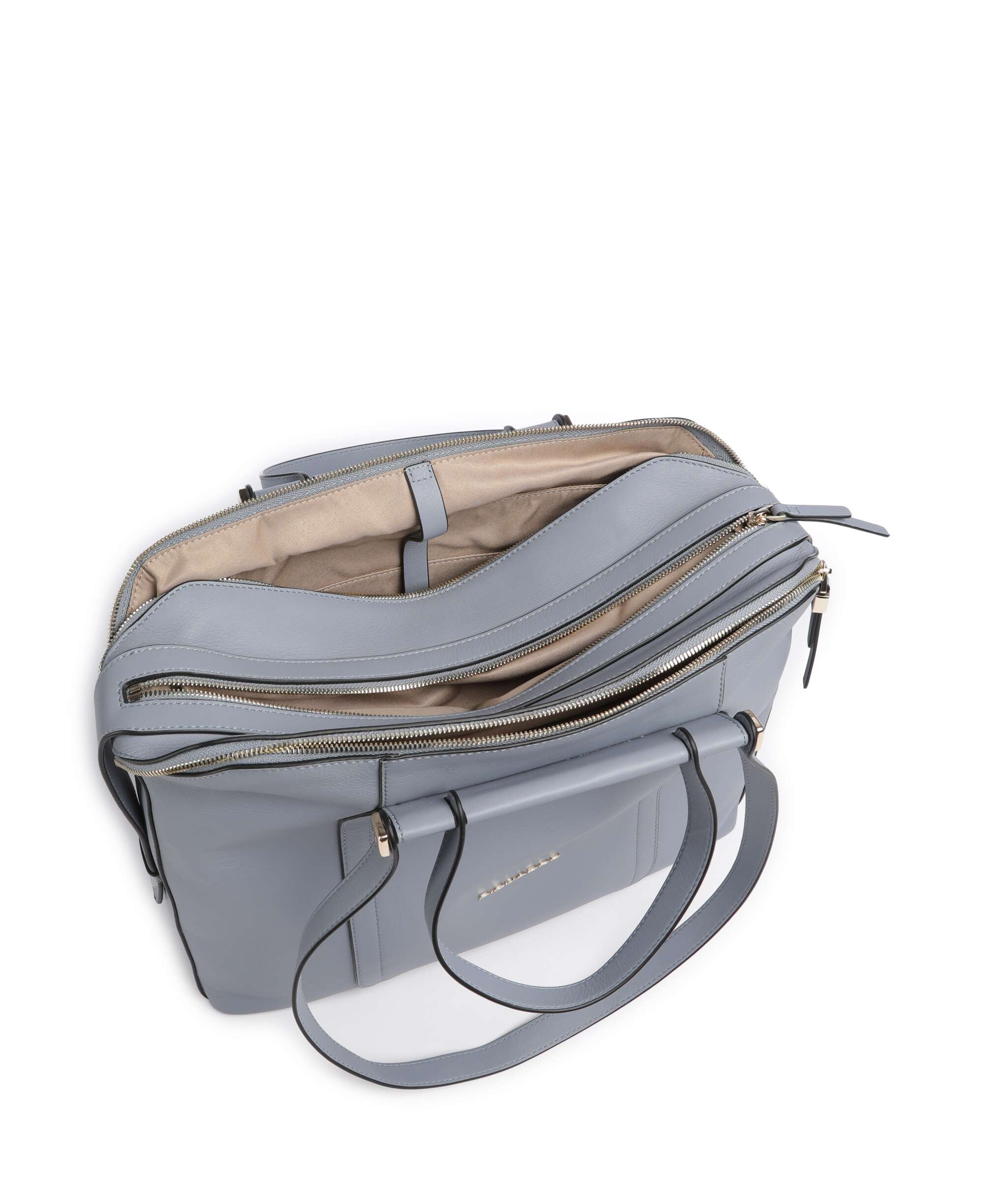 Piquadro W92T Tote bag light blue - Image 6