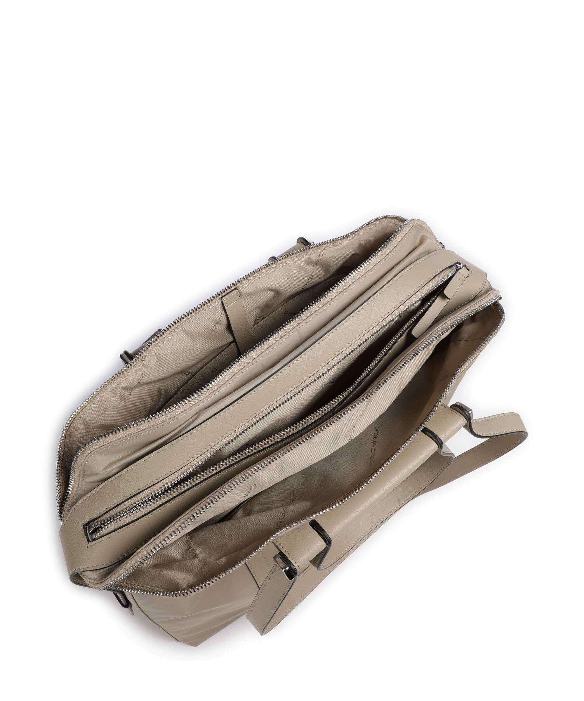 Piquadro W92T Tote bag beige - Image 6