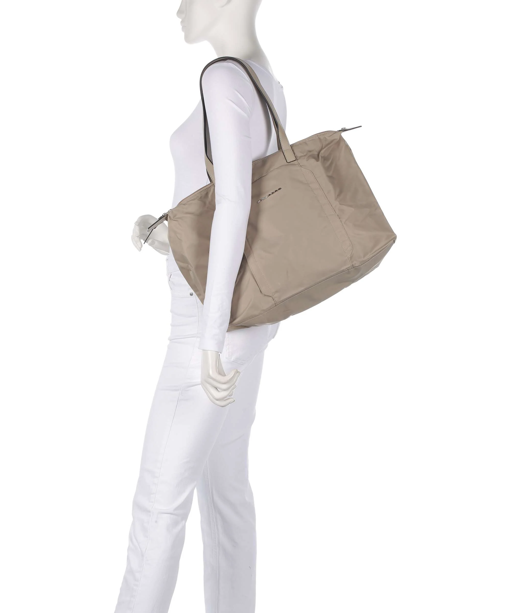 Piquadro W92T Tote bag beige - Image 3