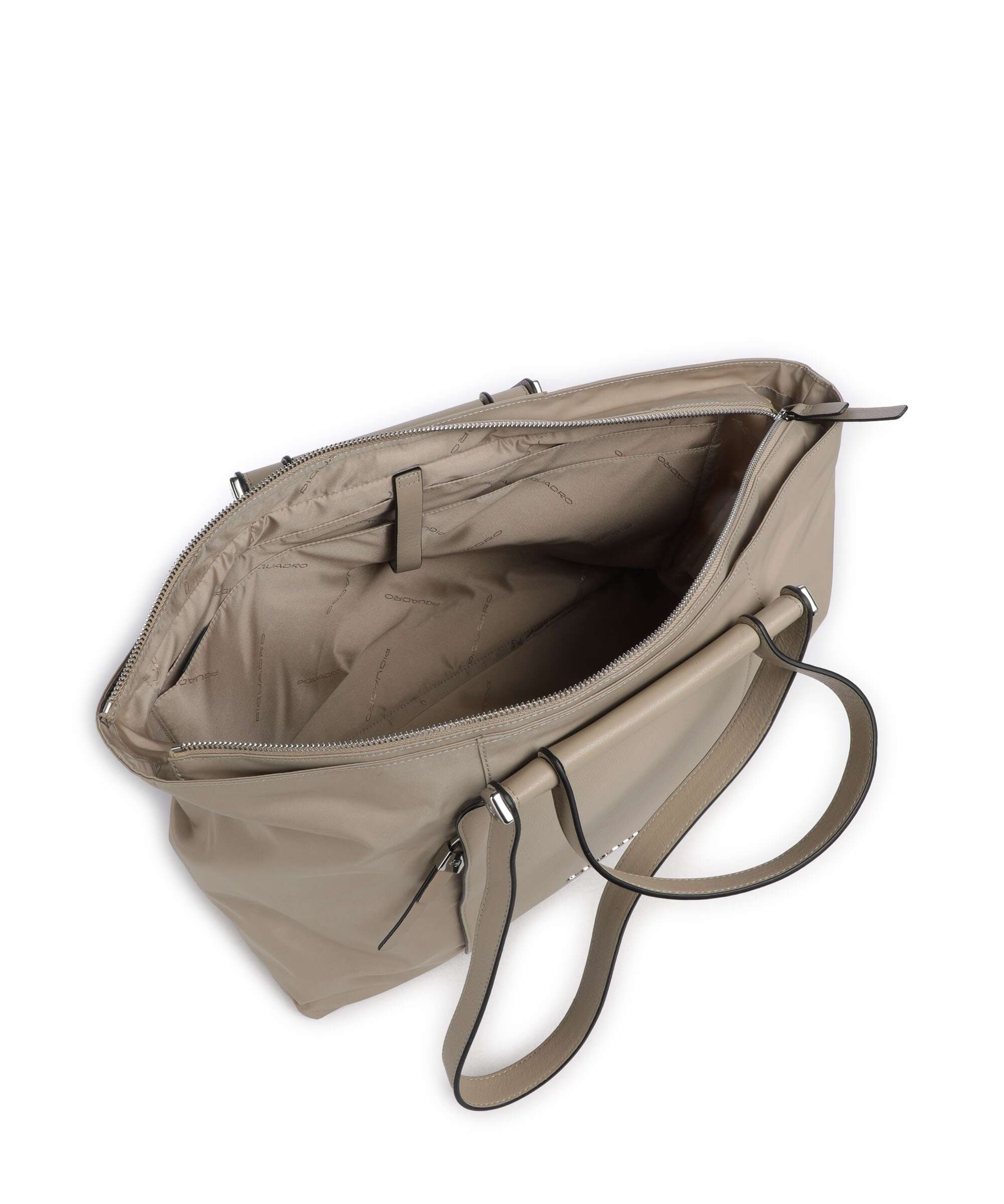 Piquadro W92T Tote bag beige - Image 5