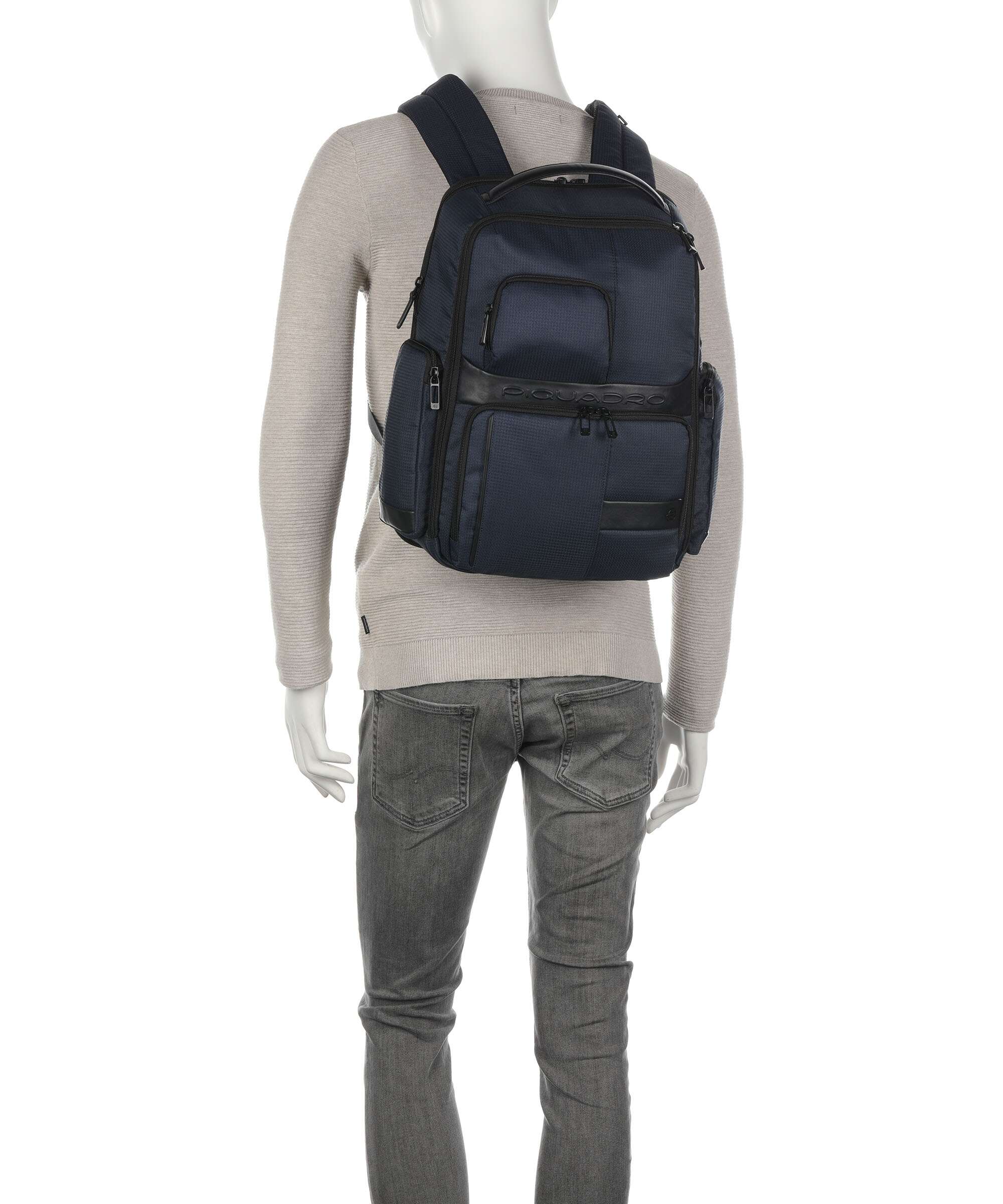 Piquadro Wollem Laptop backpack blue - Image 3
