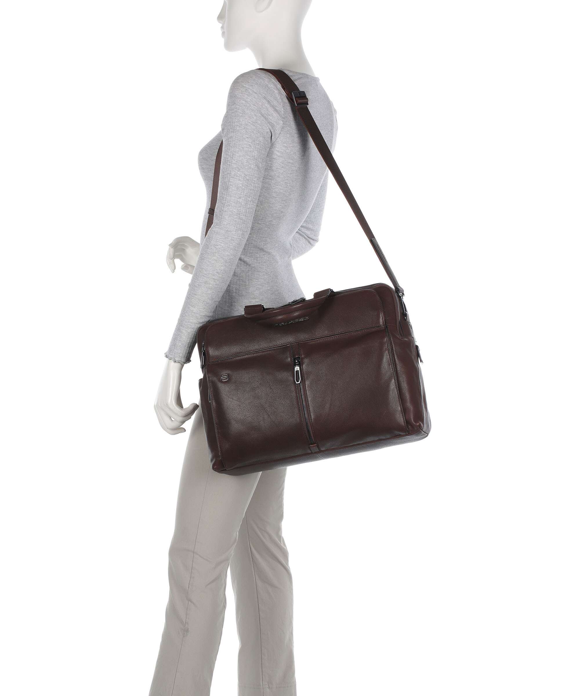 Piquadro Wollem Laptop bag testa moro - Image 3