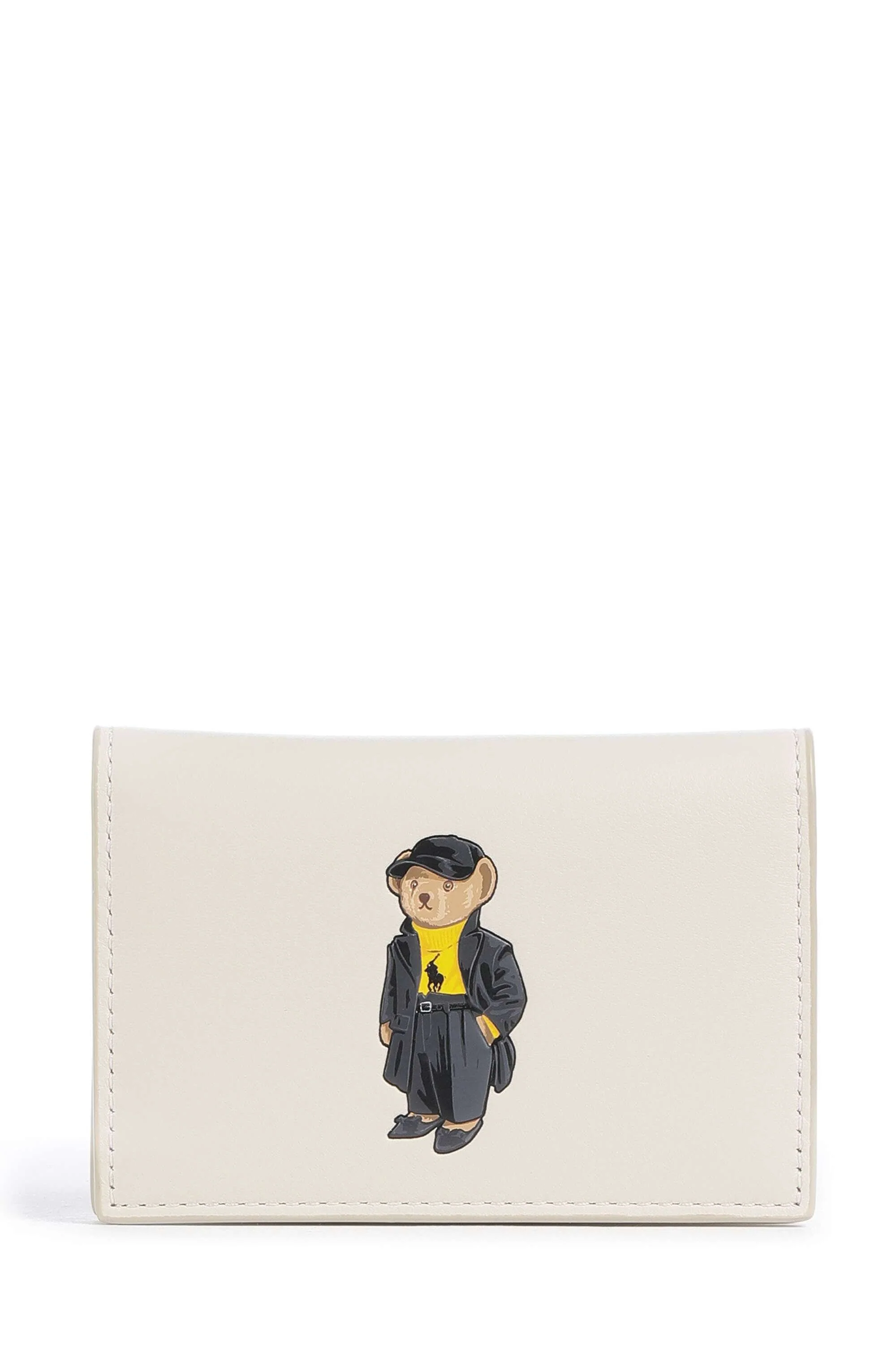 Polo Ralph Lauren Bear Holiday Credit card holder ivory