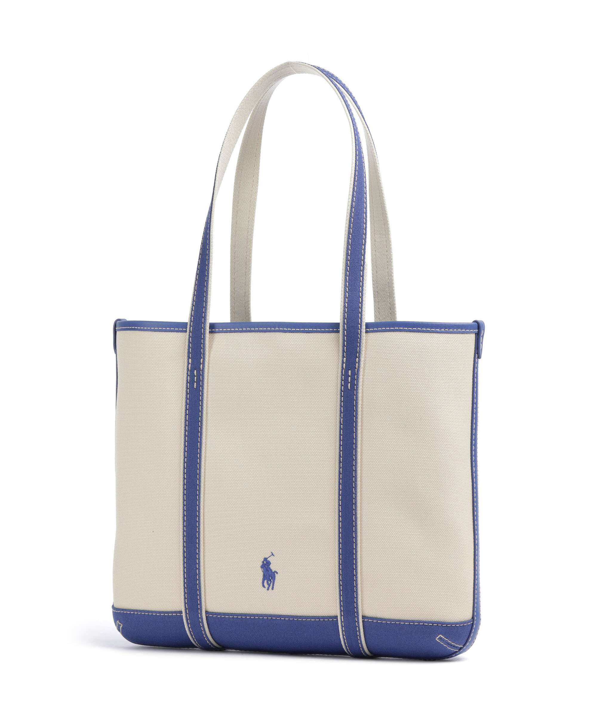 Polo Ralph Lauren Bear Spring Tote bag ecru/ indigo sky - Image 2