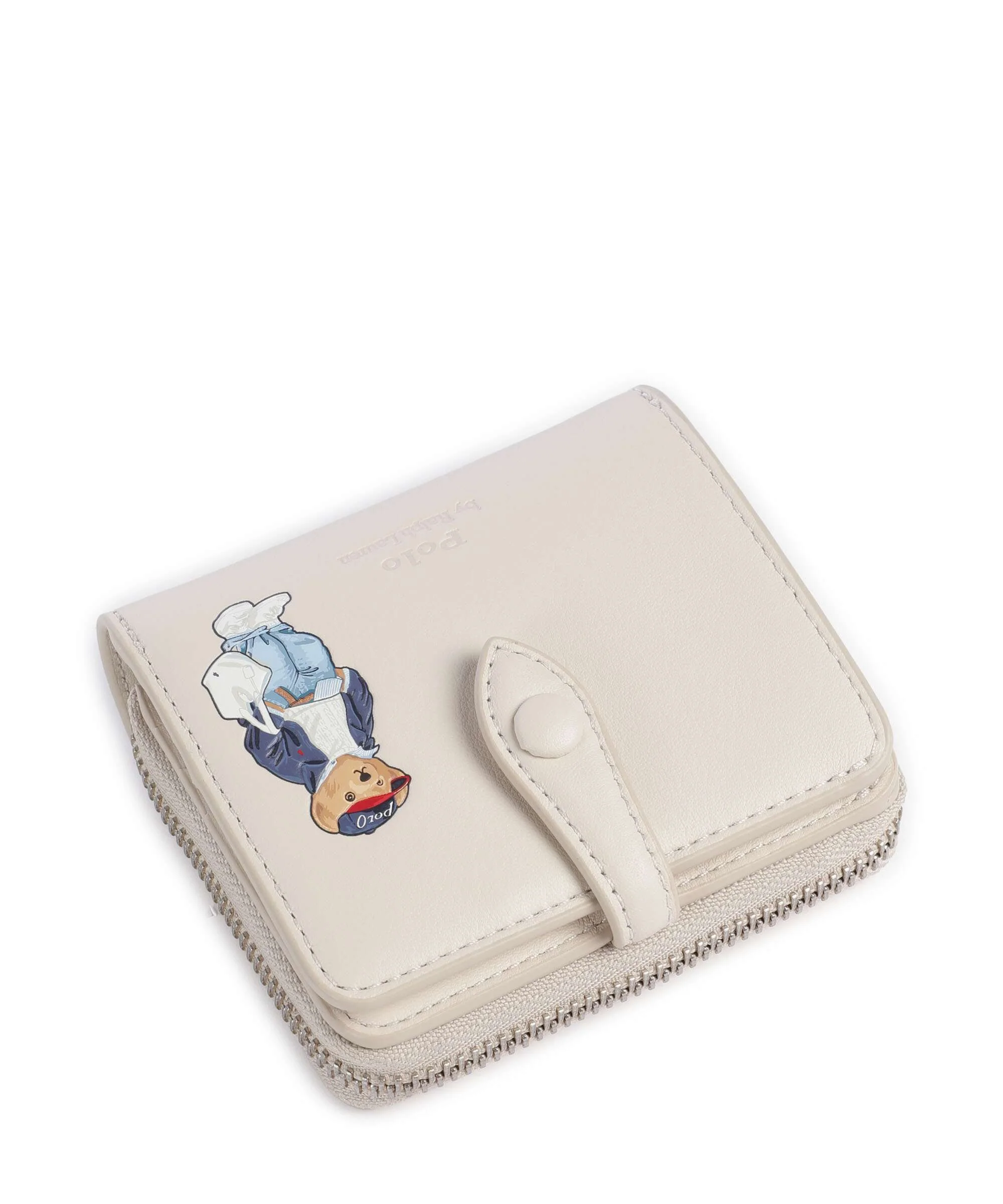 Polo Ralph Lauren Bear Spring Wallet cream - Image 4