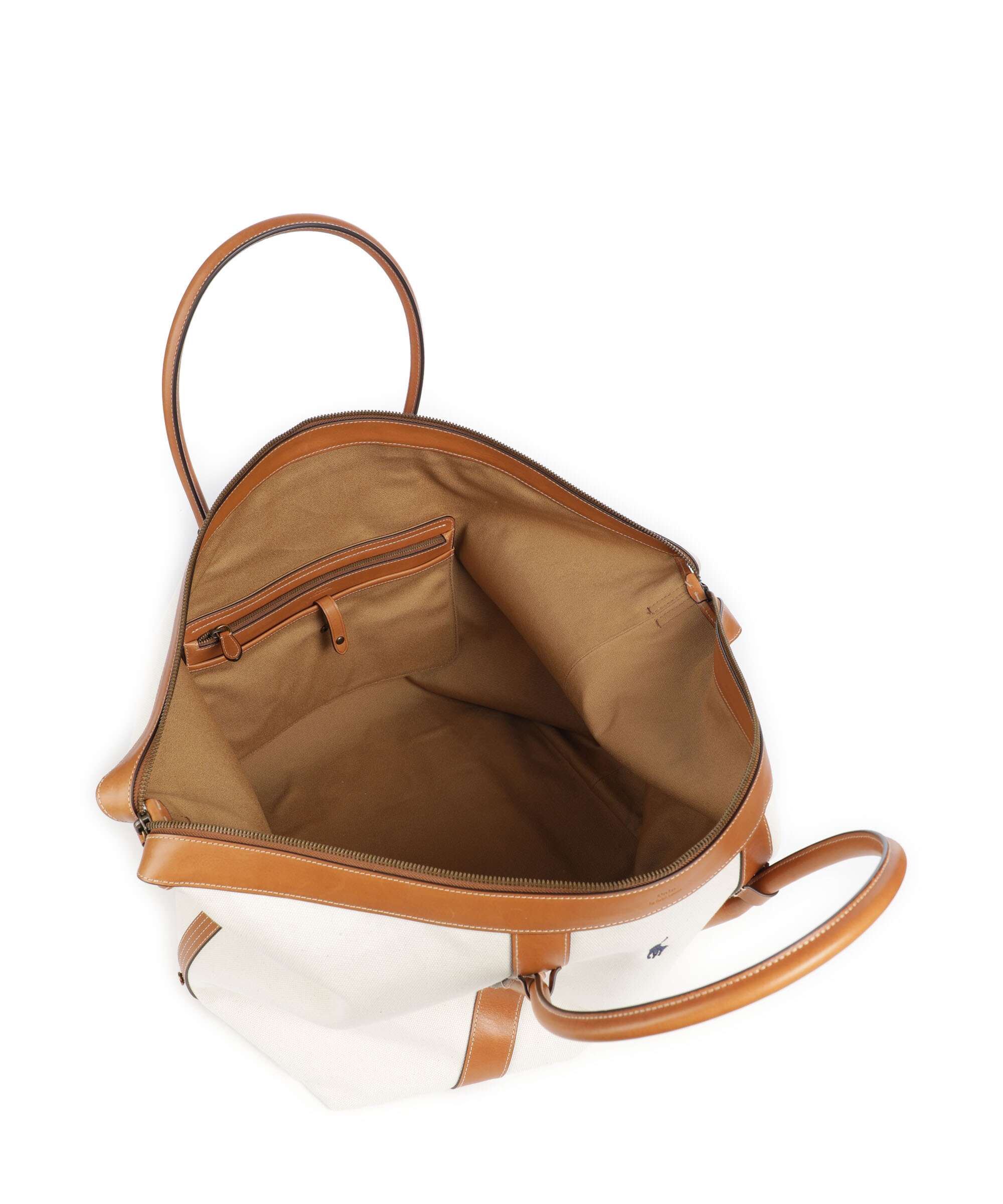 Polo Ralph Lauren Bellport Extra Large Weekend bag natural/cuoio - Image 5