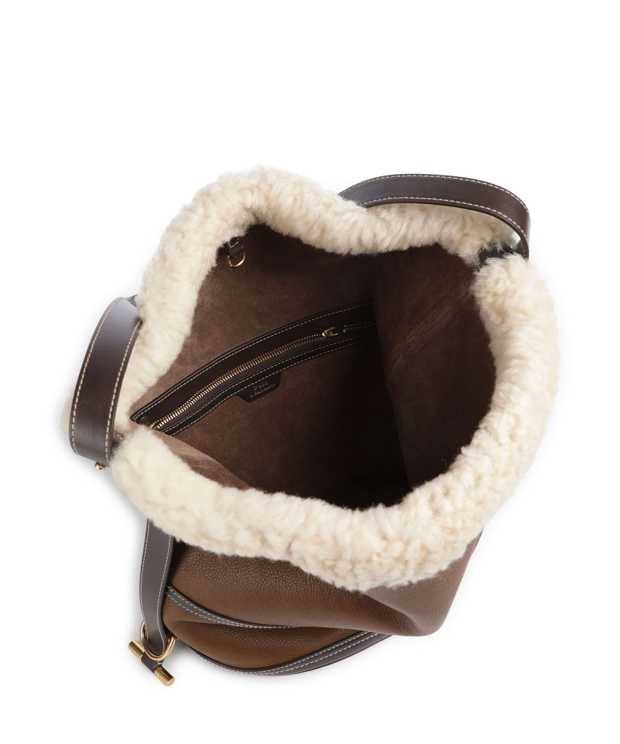 Polo Ralph Lauren Bellport Medium Bucket bag luggage/cream - Image 6