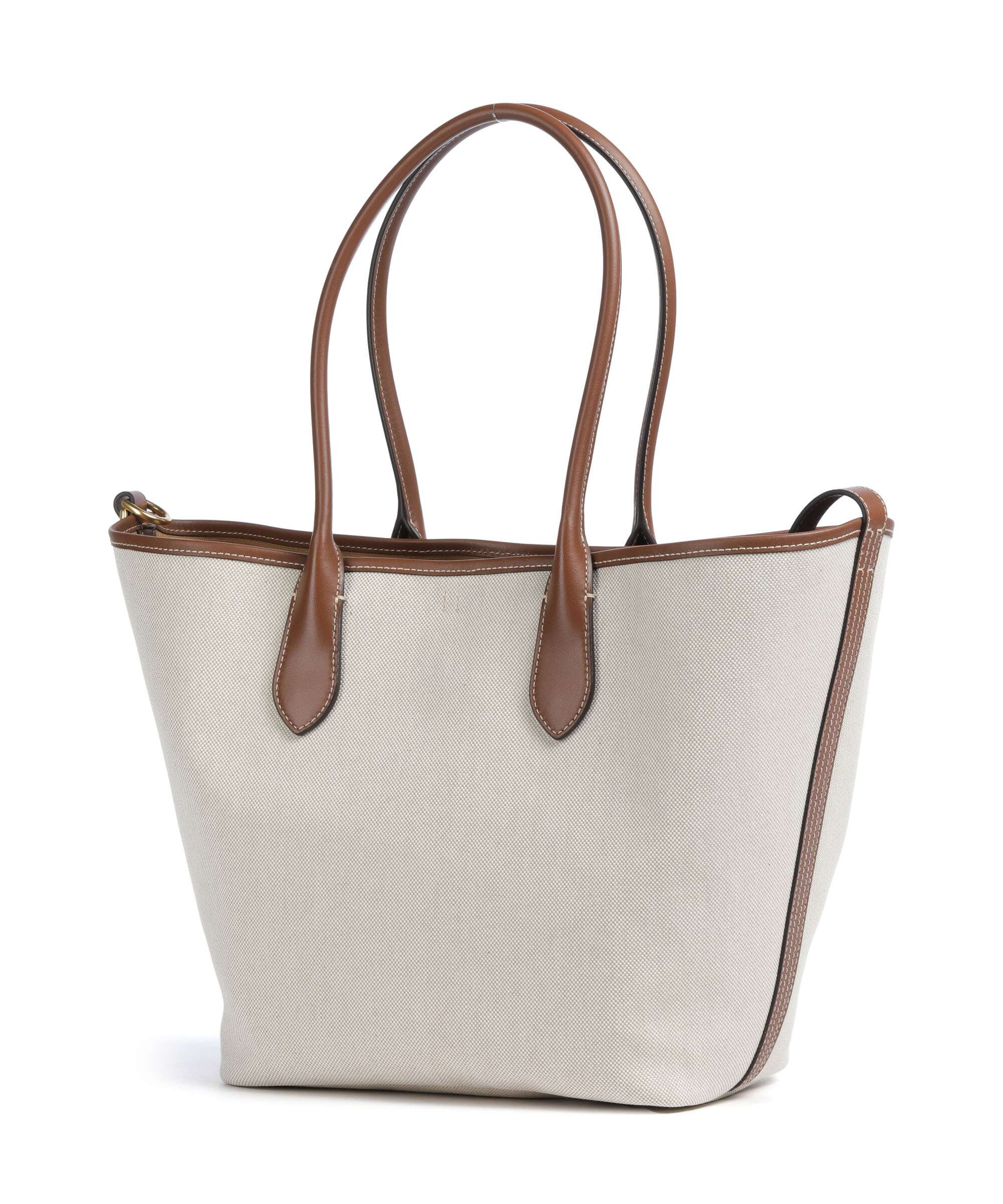 Polo Ralph Lauren Bellport Medium Tote bag natural/cuoio - Image 4