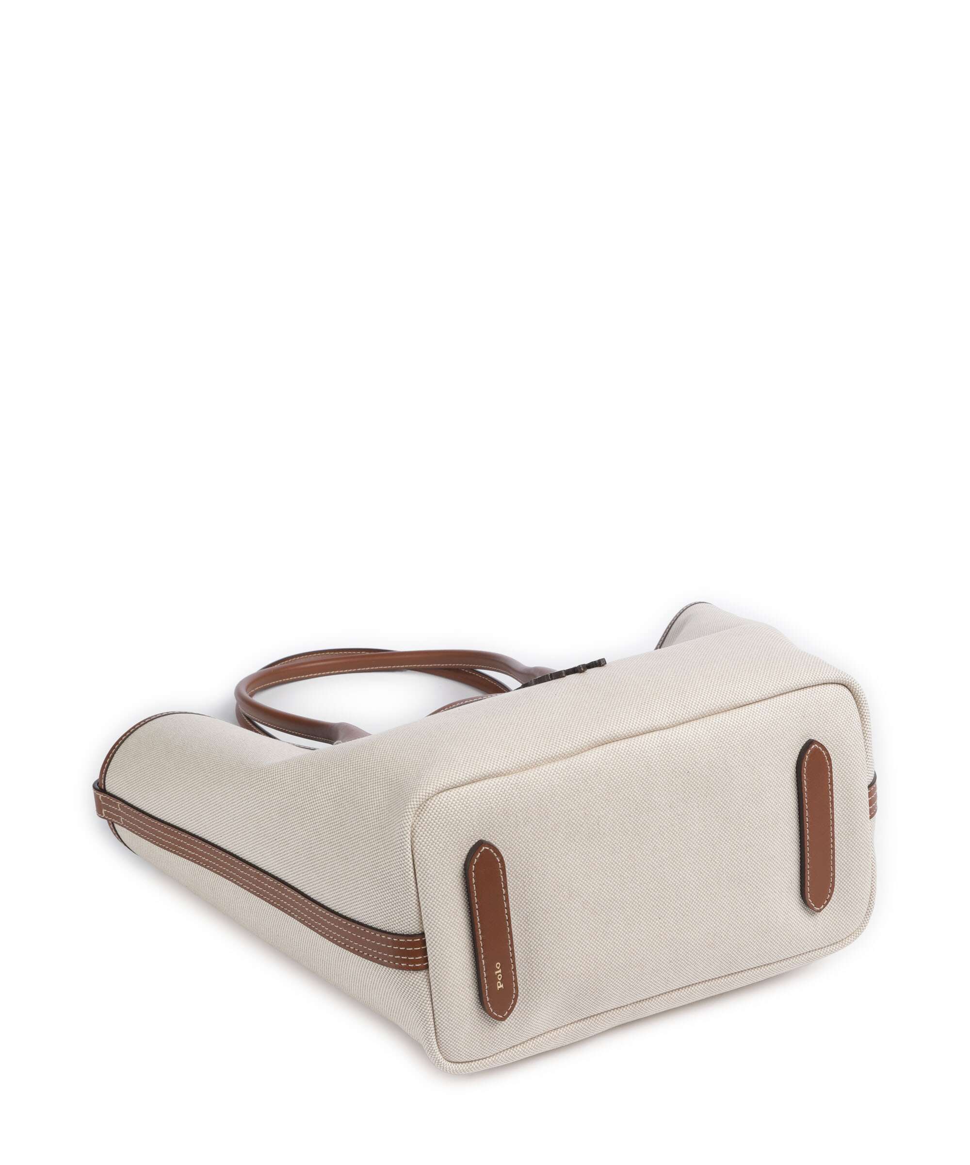 Polo Ralph Lauren Bellport Medium Tote bag natural/cuoio - Image 5
