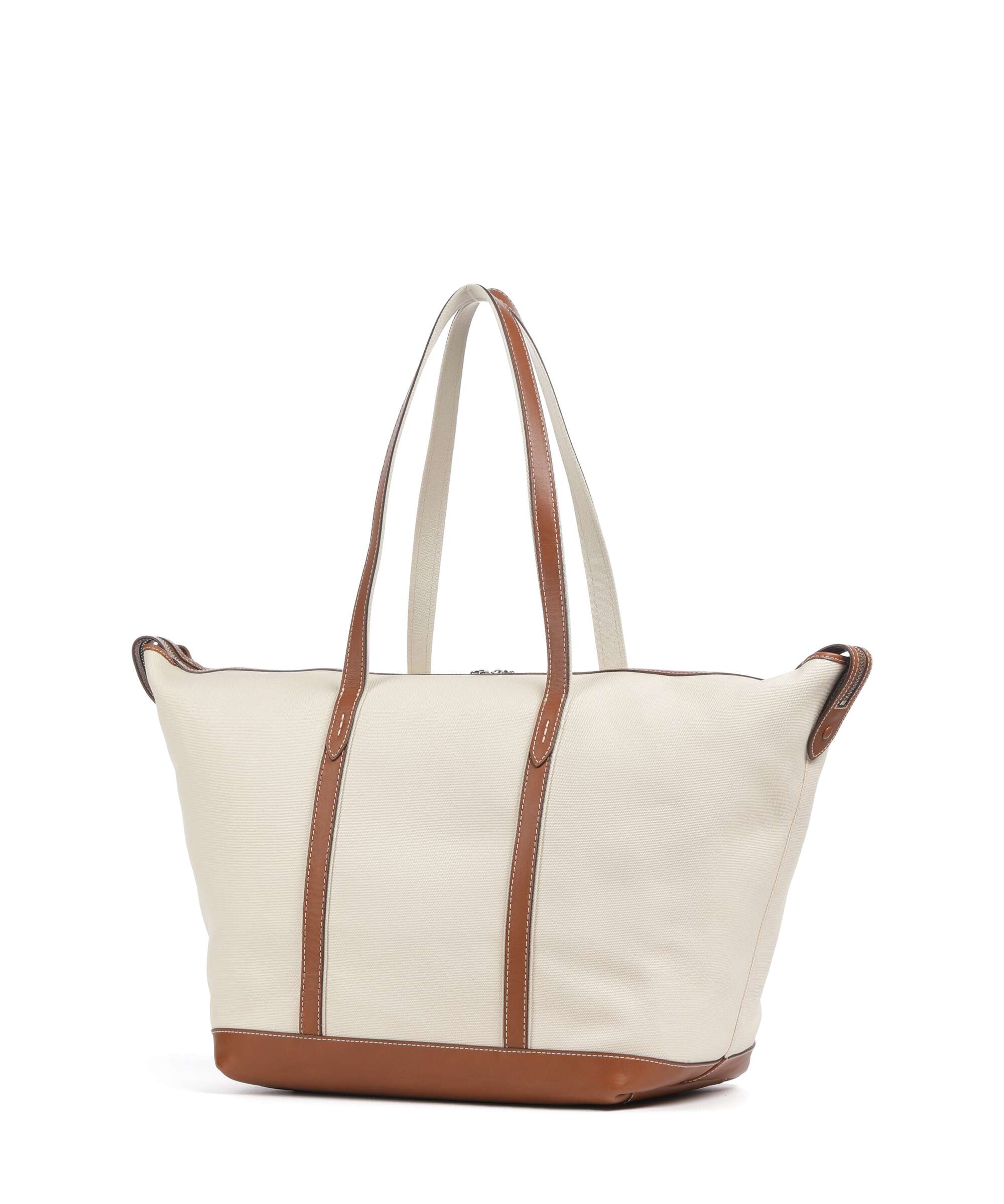 Polo Ralph Lauren Canvas Large Tote bag ecru/cuoio - Image 2