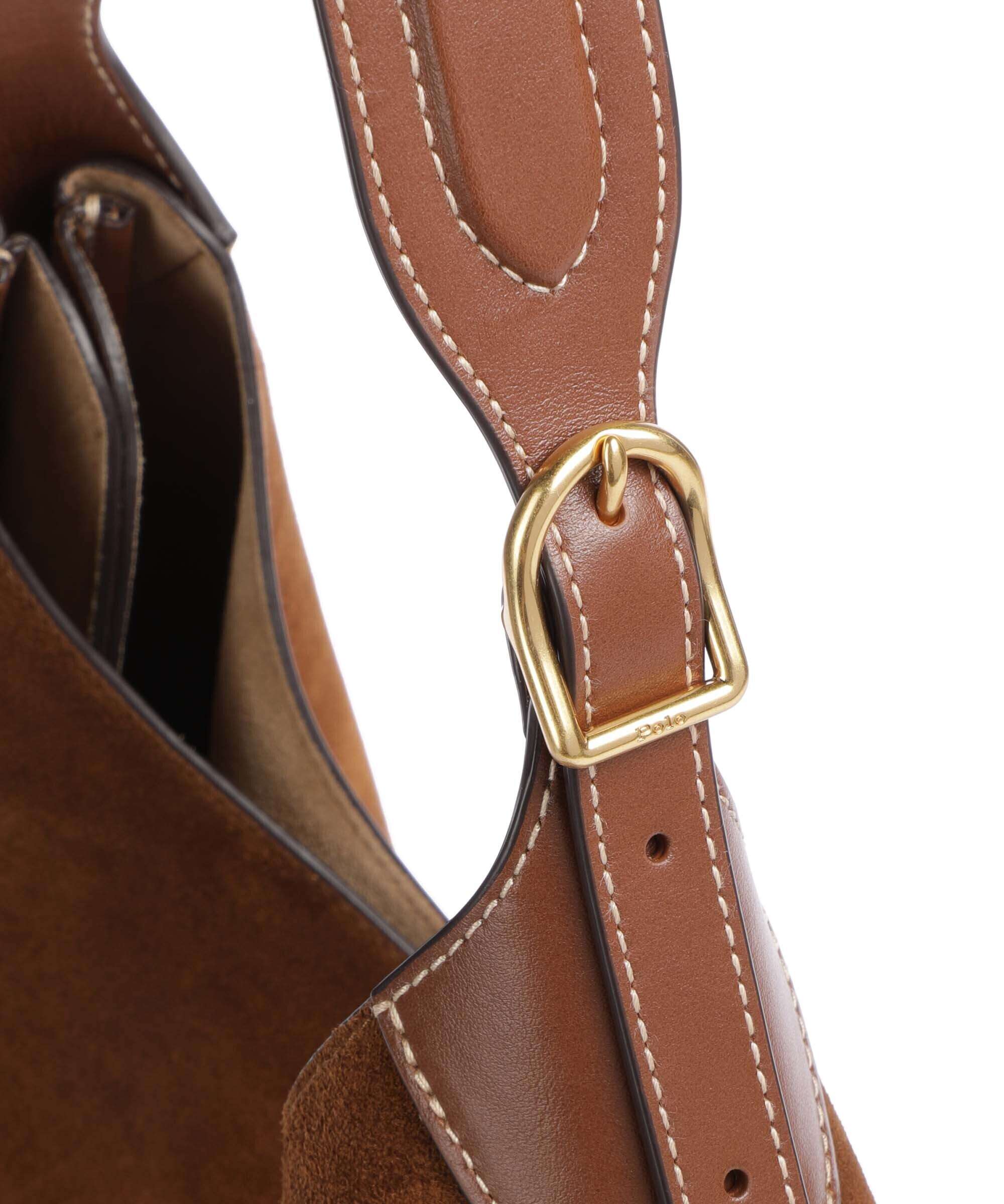 Polo Ralph Lauren ID Collection Medium Hobo bag cinnamon/cuoio - Image 4