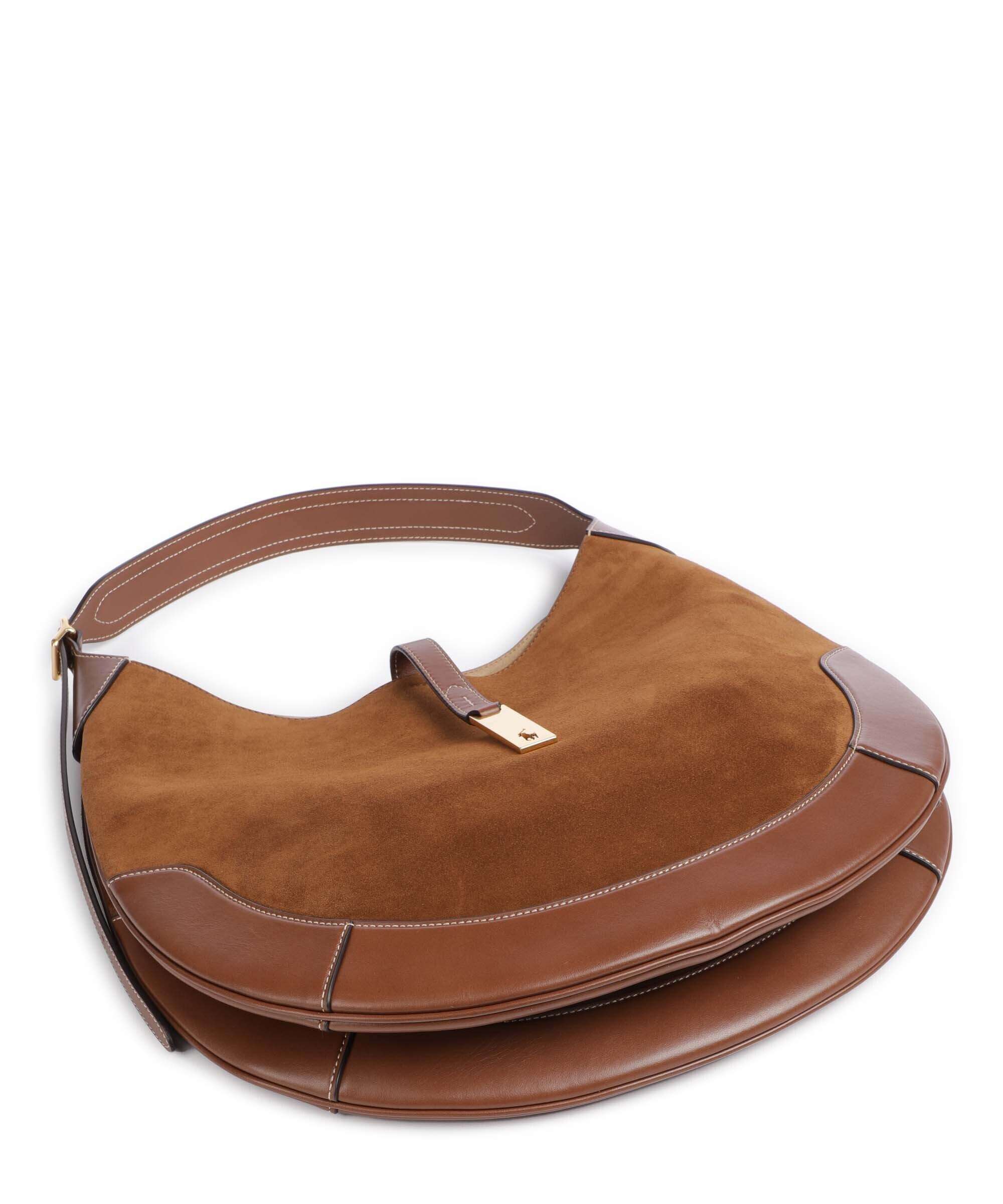 Polo Ralph Lauren ID Collection Medium Hobo bag cinnamon/cuoio - Image 5