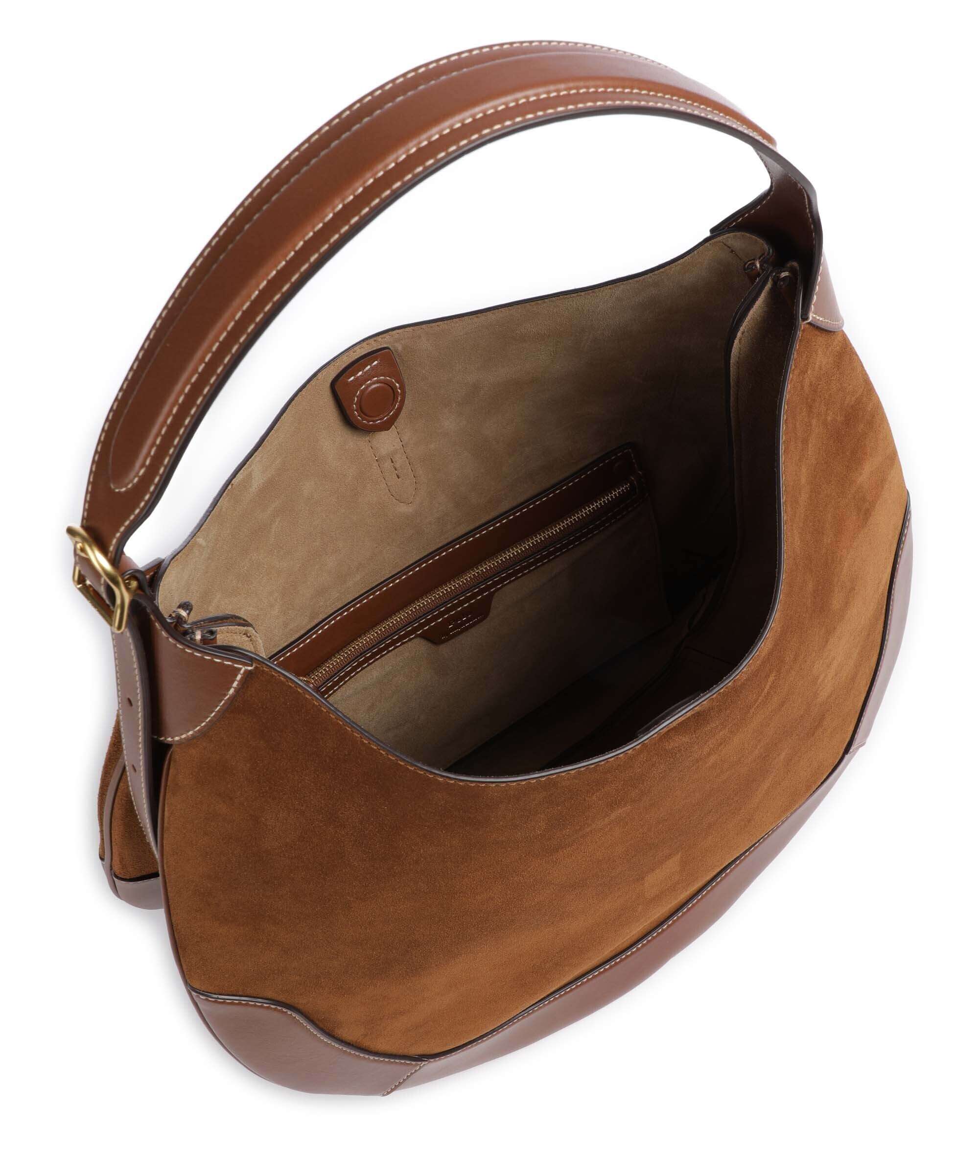 Polo Ralph Lauren ID Collection Medium Hobo bag cinnamon/cuoio - Image 6