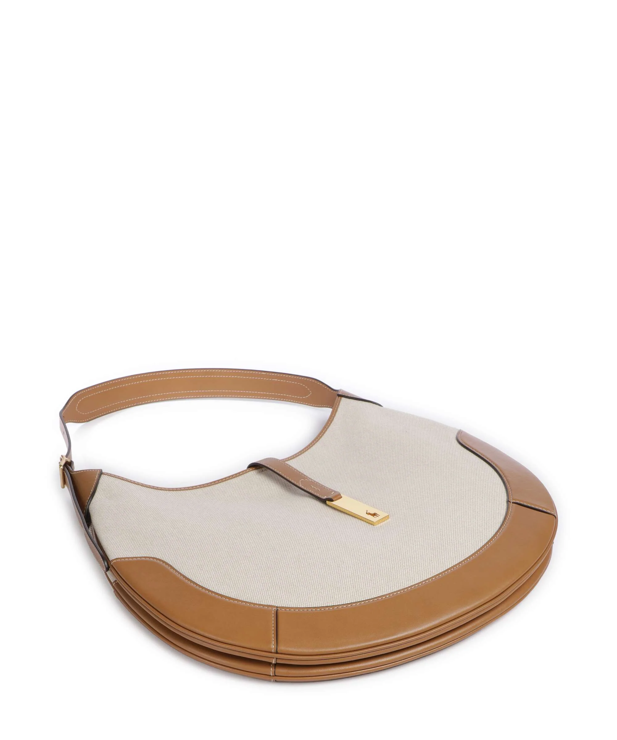Polo Ralph Lauren ID Collection Medium Hobo bag natural/tan - Image 5
