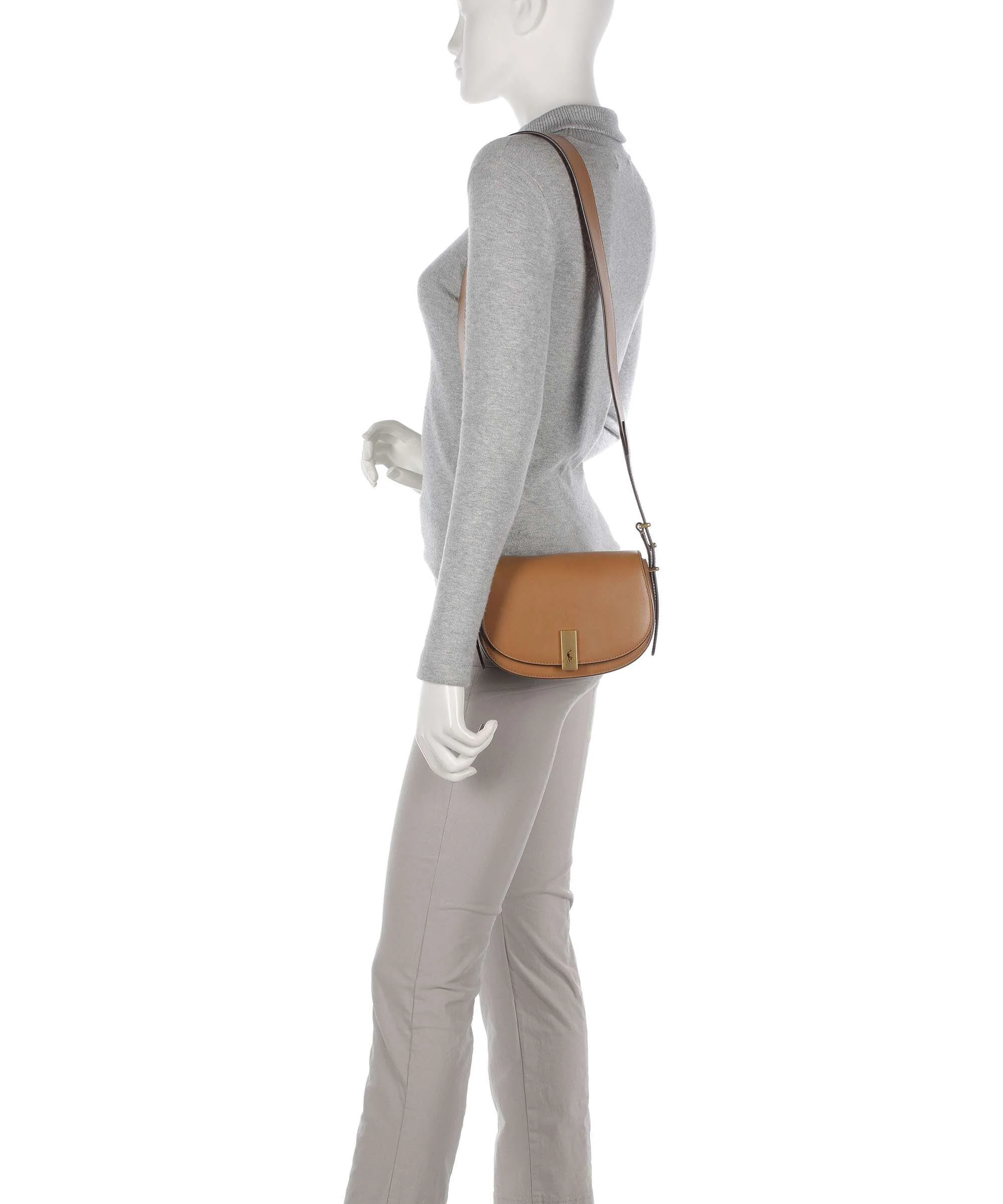 Polo Ralph Lauren ID Collection Small Crossbody bag tan - Image 3