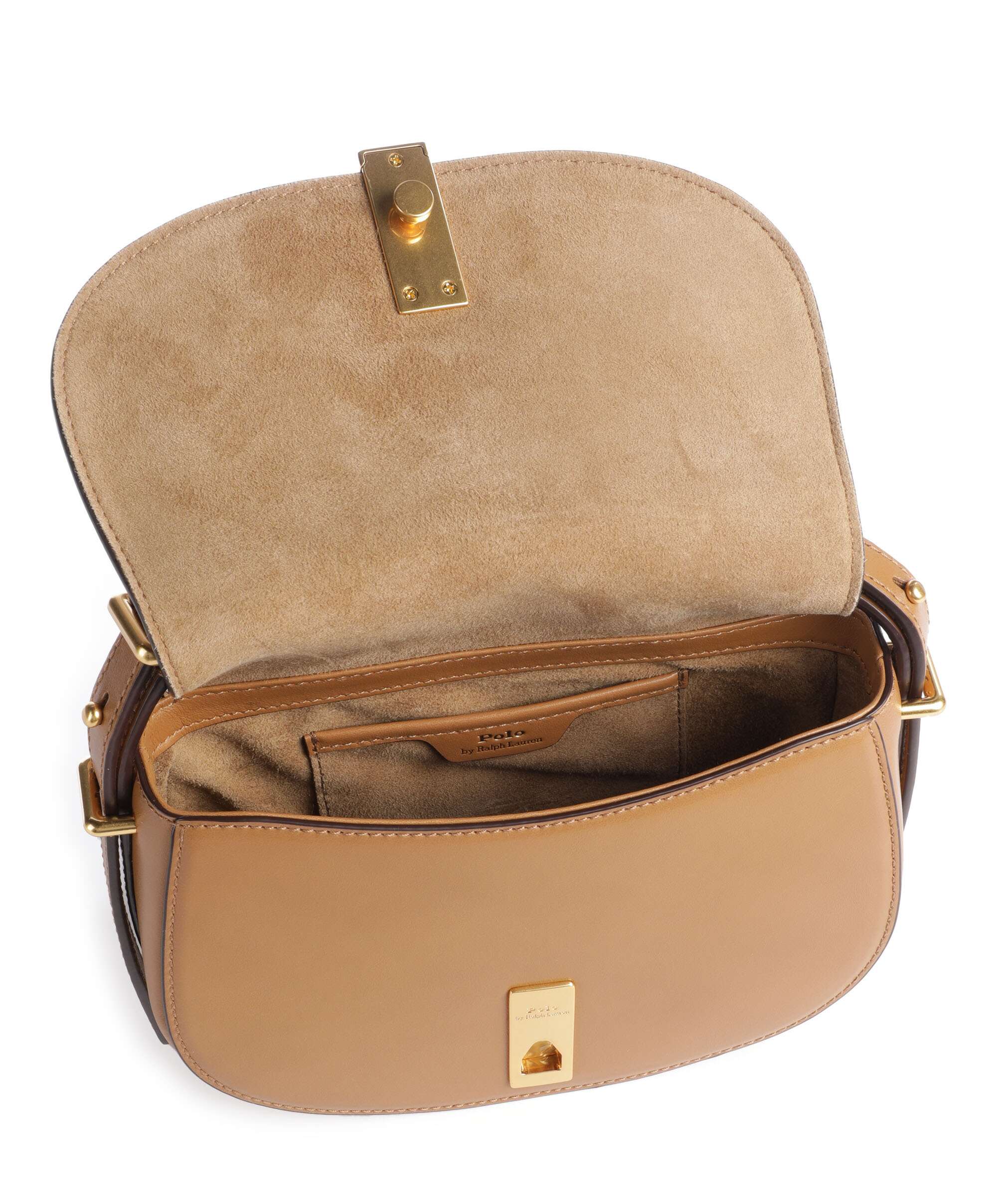 Polo Ralph Lauren ID Collection Small Crossbody bag tan - Image 6