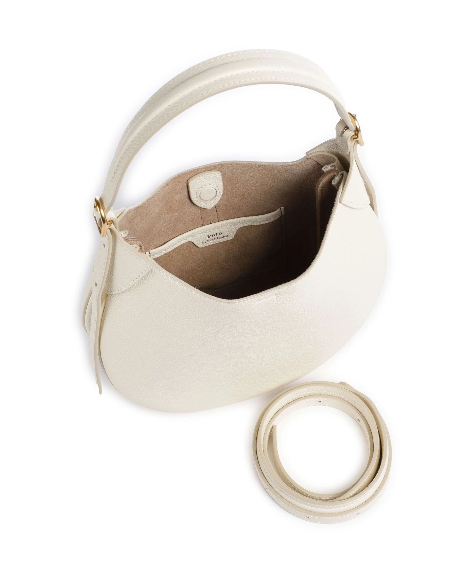 Polo Ralph Lauren ID Collection Small Hobo bag ivory - Image 6
